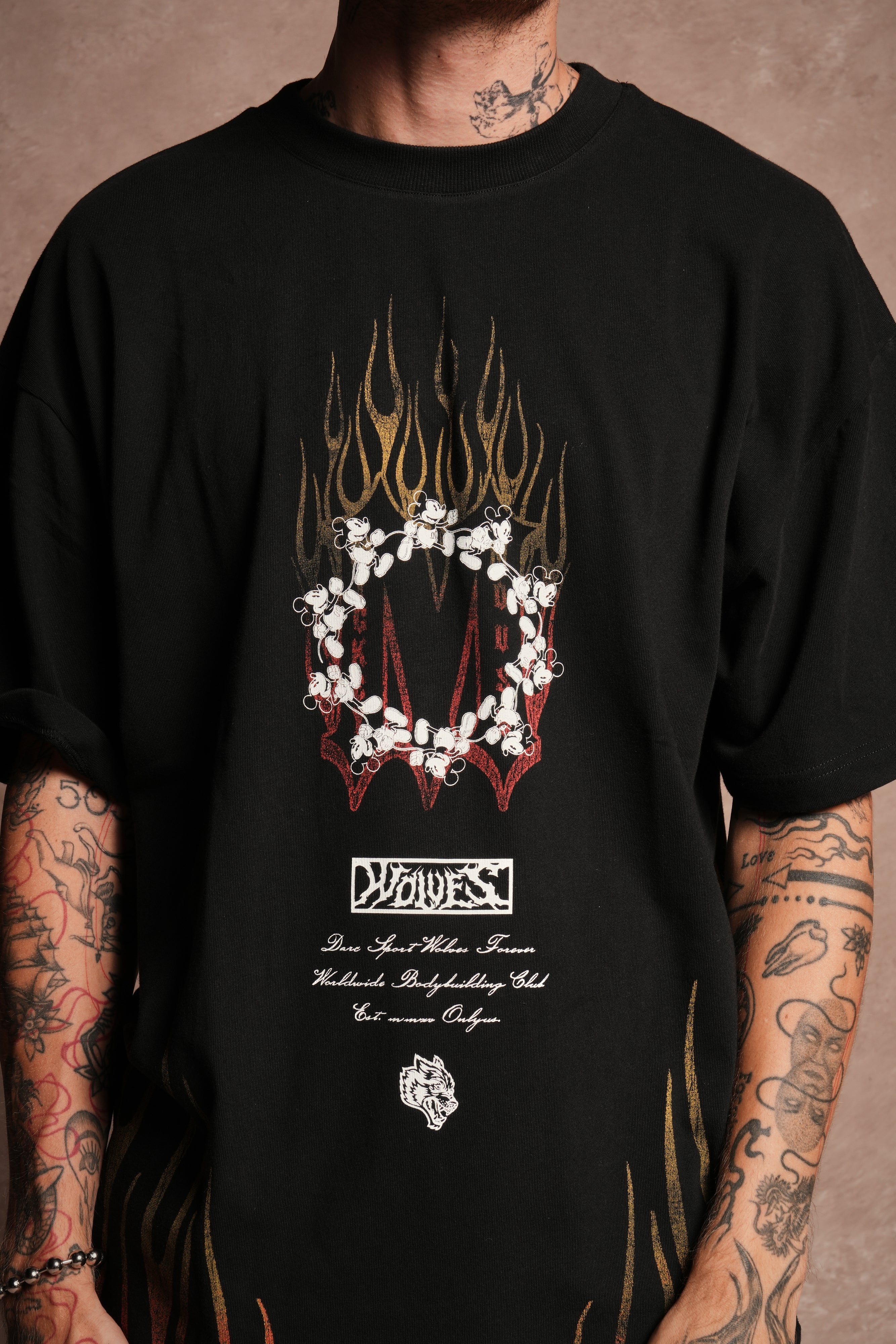 Mickey Forever Premium Oversized Tee in Black