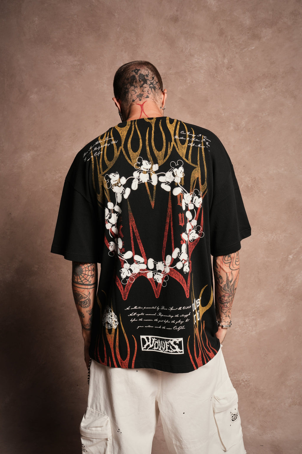 Mickey Forever Premium Oversized Tee in Black