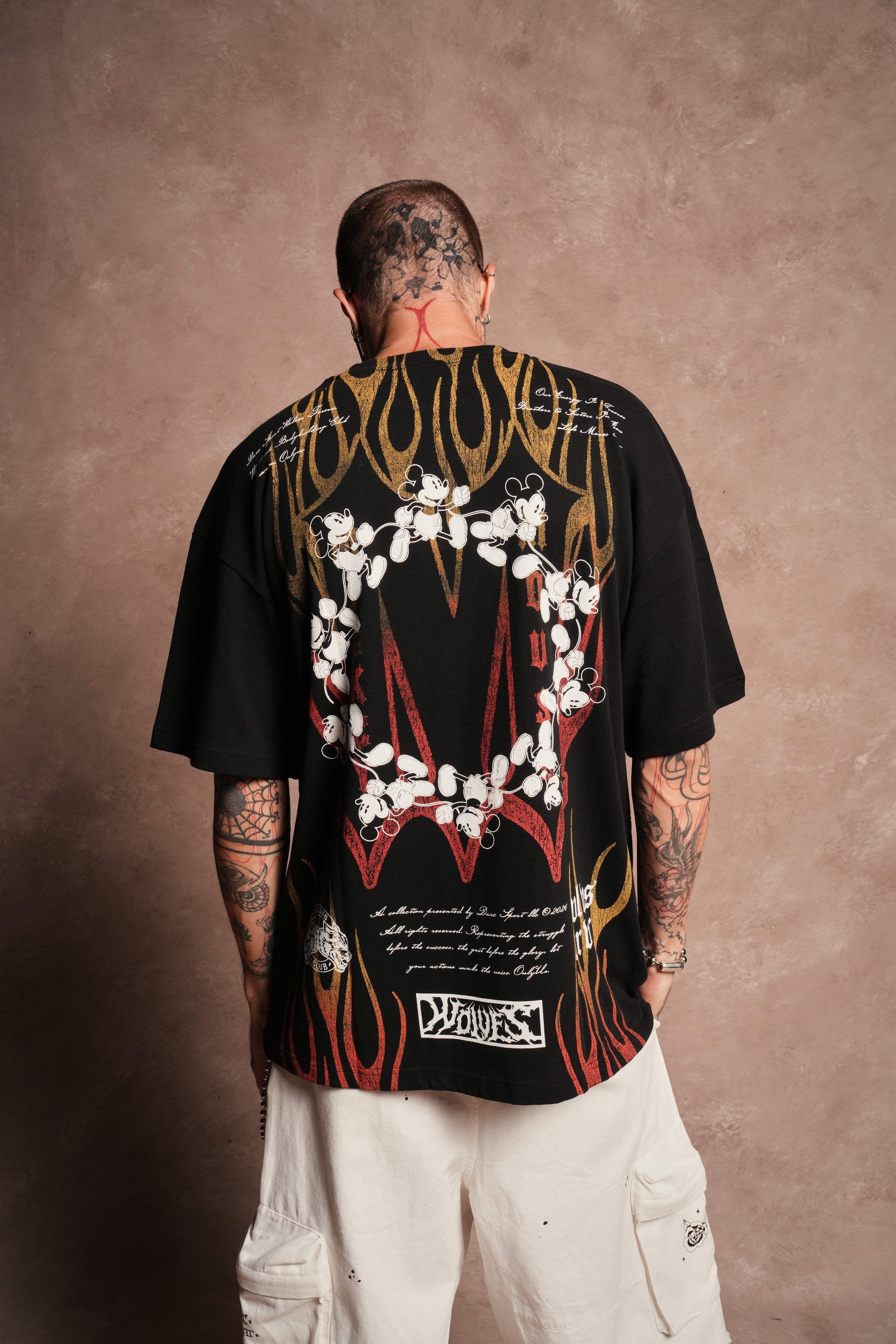 Mickey Forever Premium Oversized Tee in Black