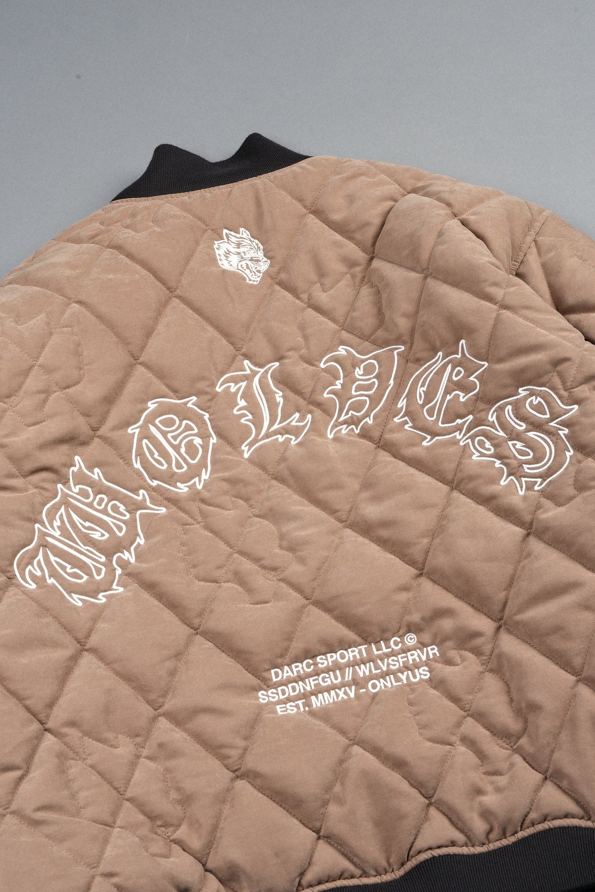 Jason Frvr Cloud Quilted Reversible Bomber Jacket In Dover Green/Taupe