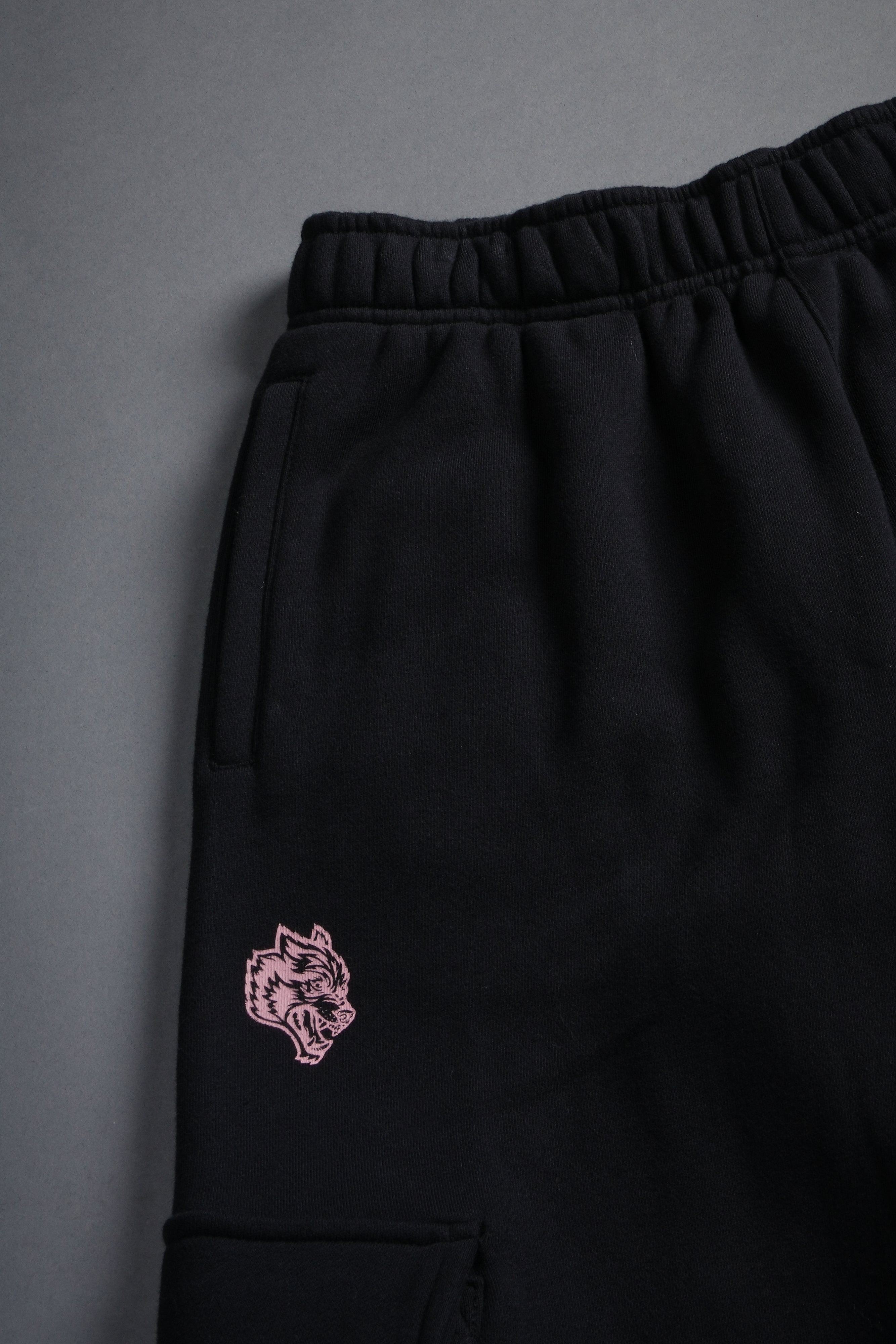 Faded Paisley Durst Cargo Sweats in Black — imagem 6