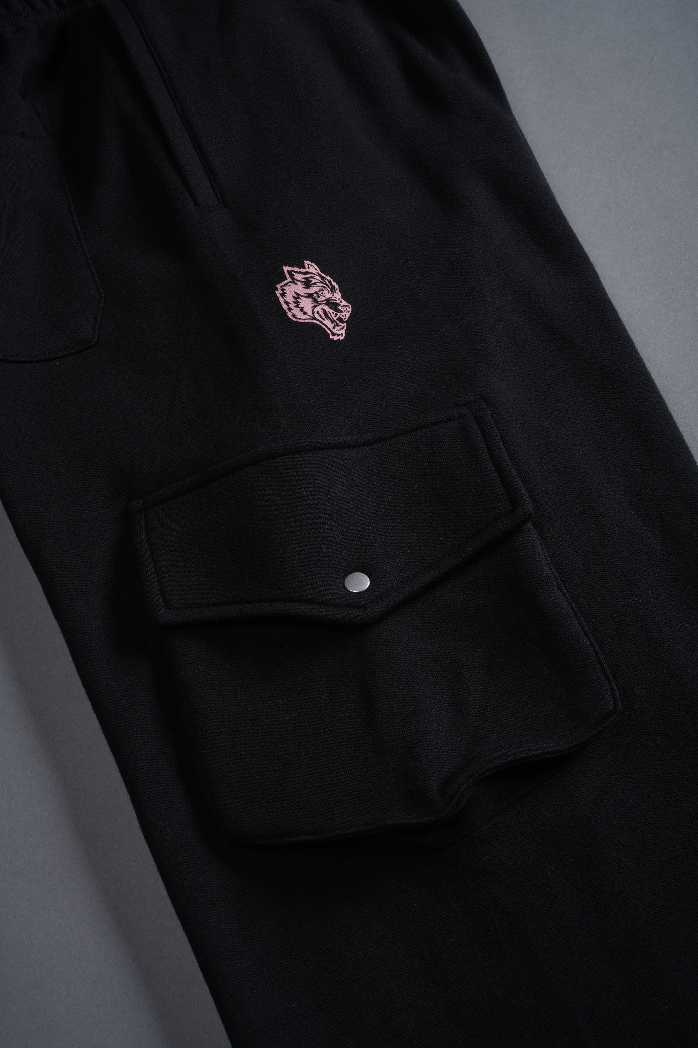 Faded Paisley Durst Cargo Sweats in Black — imagem 8
