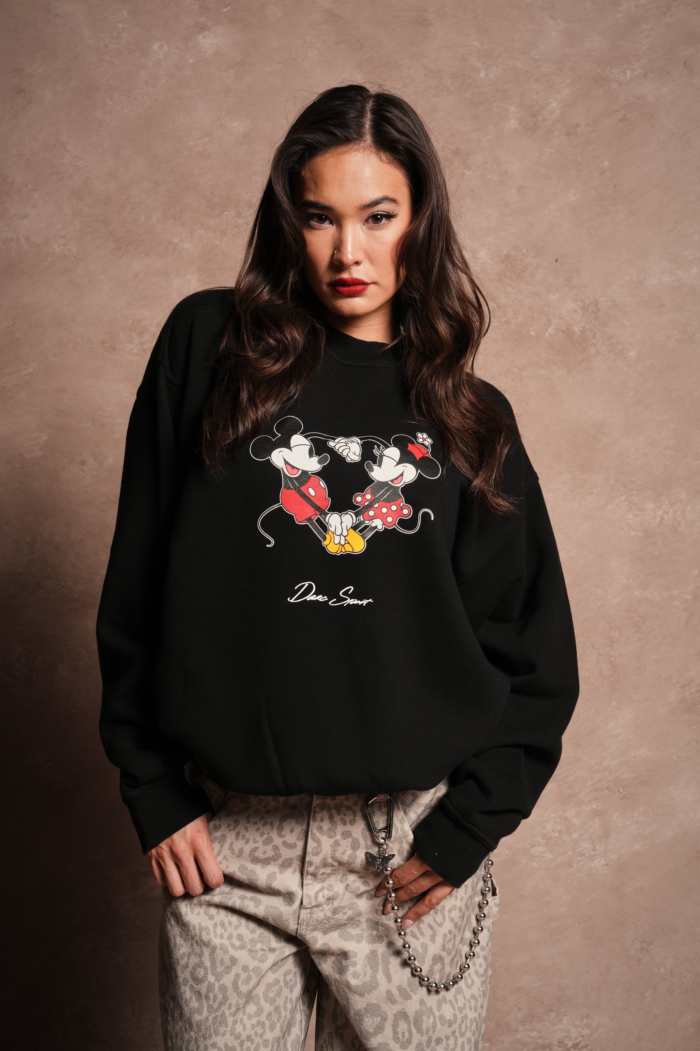 The Two Of Us London Crewneck in Black