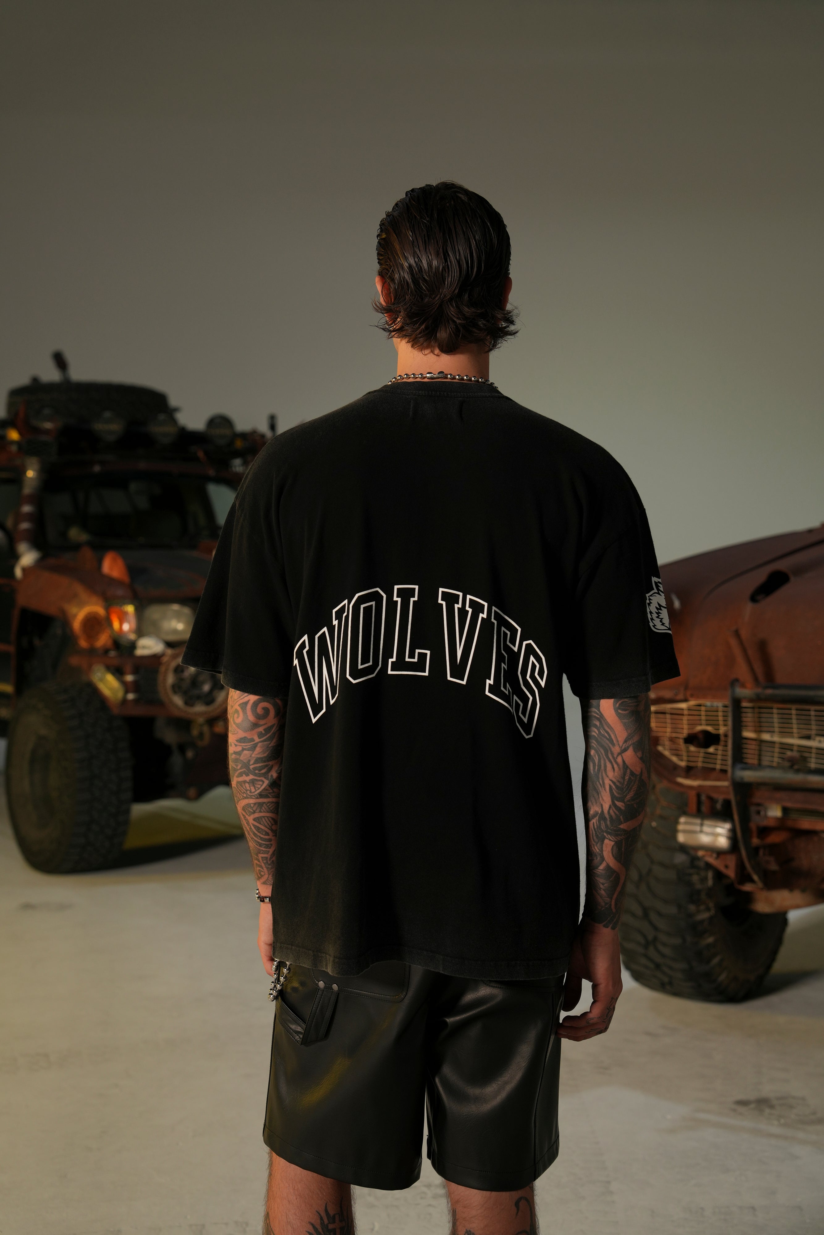 Elysium "Premium" Oversized Tee in Black — imagem 6