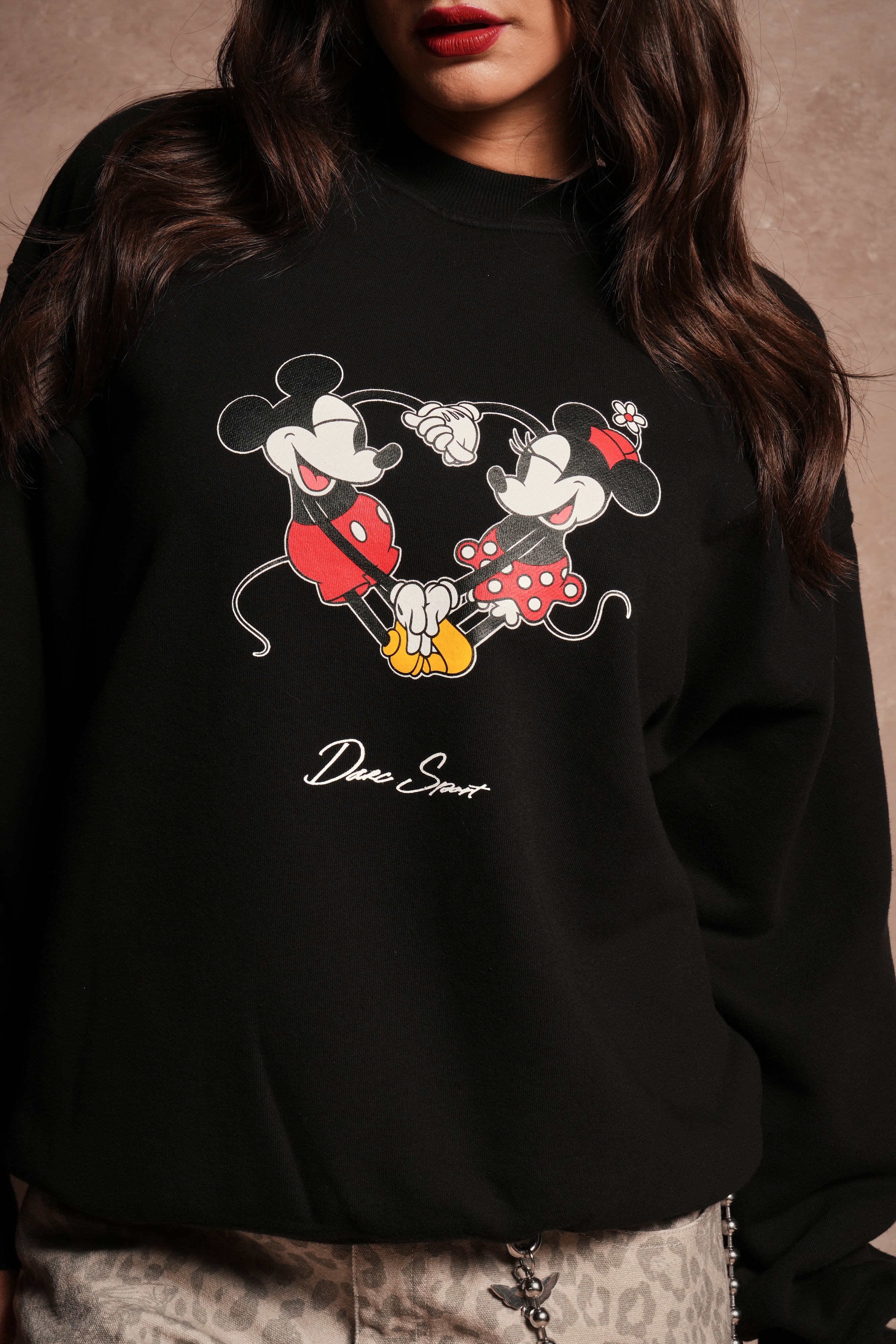 The Two Of Us London Crewneck in Black
