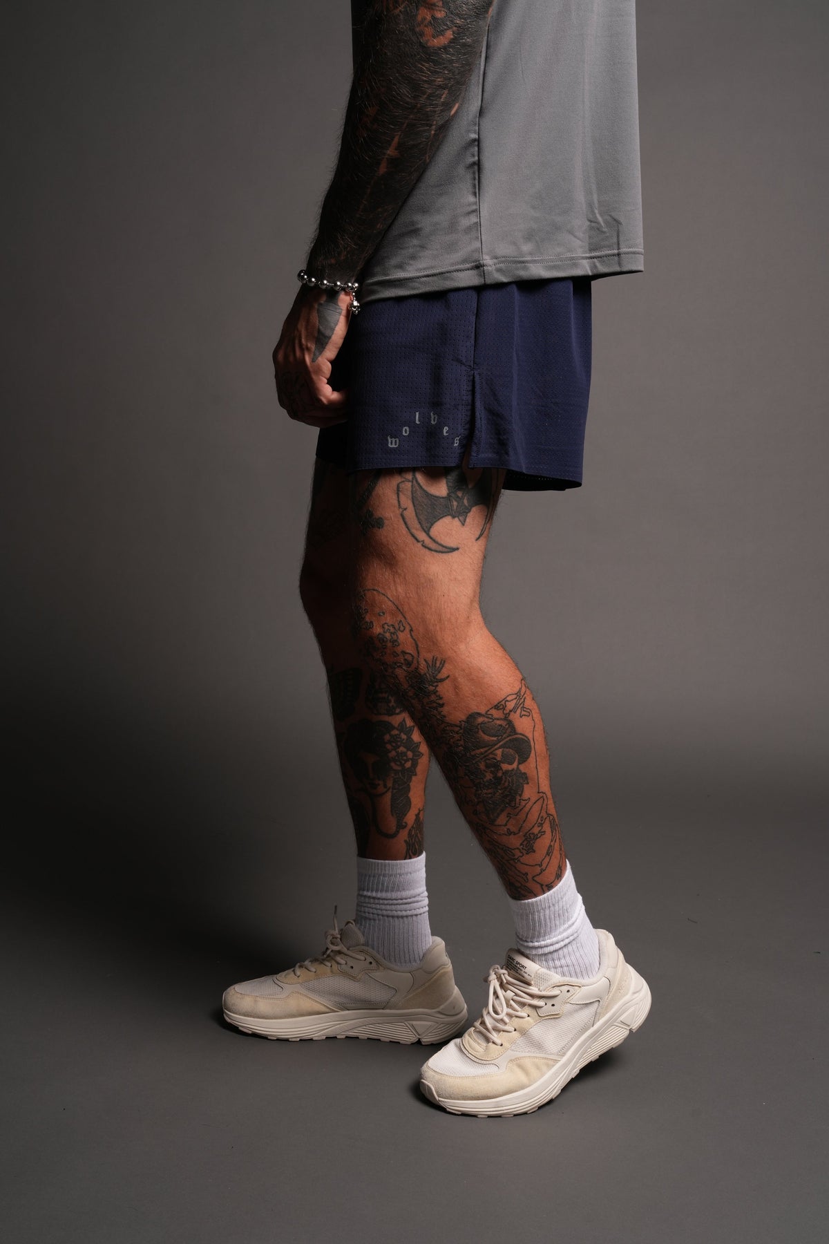 Pyramid V3 Rocky Running Shorts In Navy - imagem 4