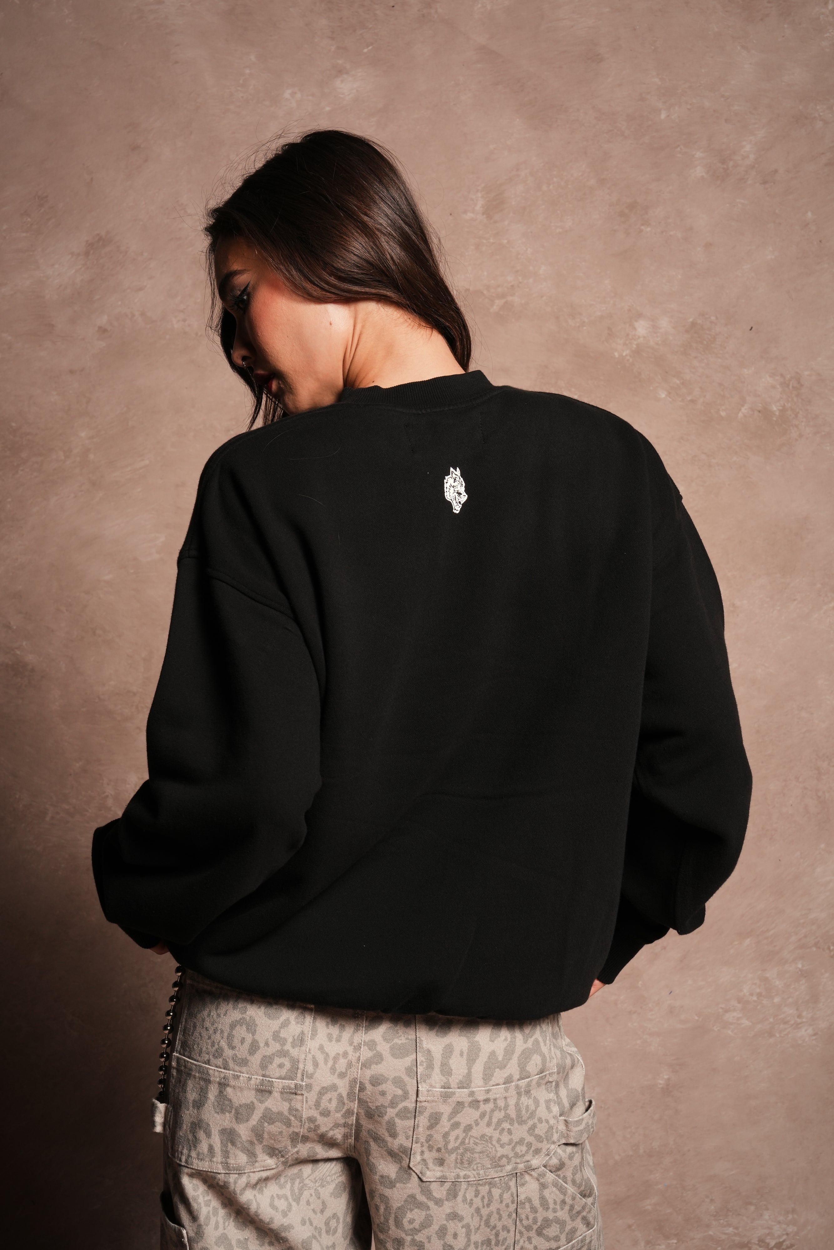 The Two Of Us London Crewneck in Black