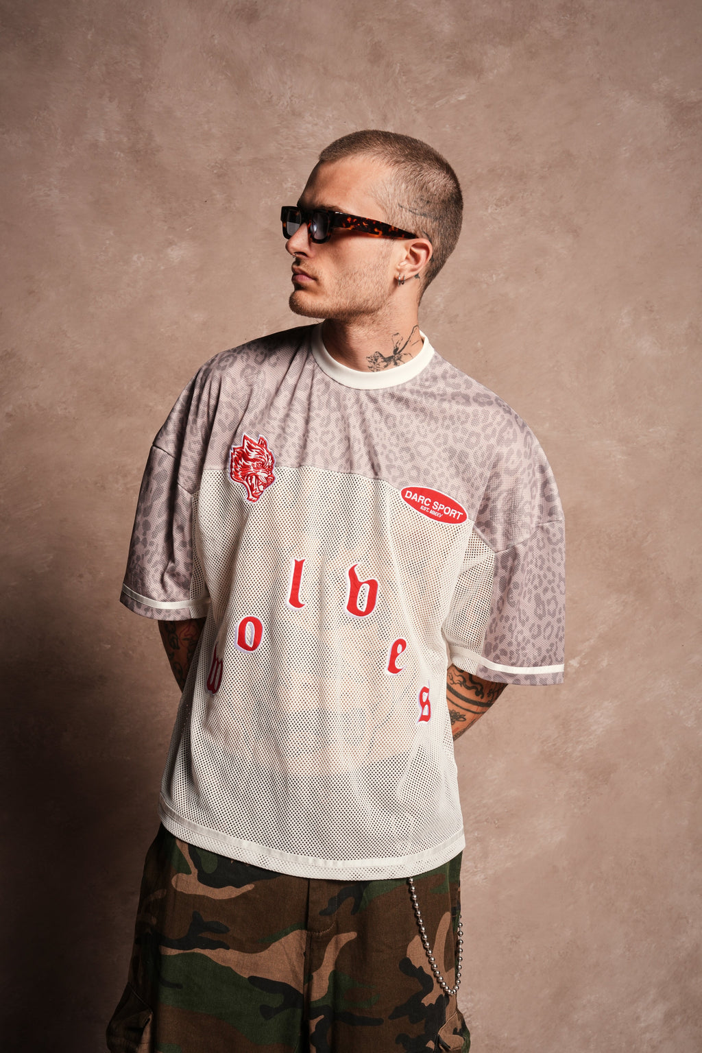 Darc Pyramid Bobby B Jersey in Clay Leopard - imagem 4