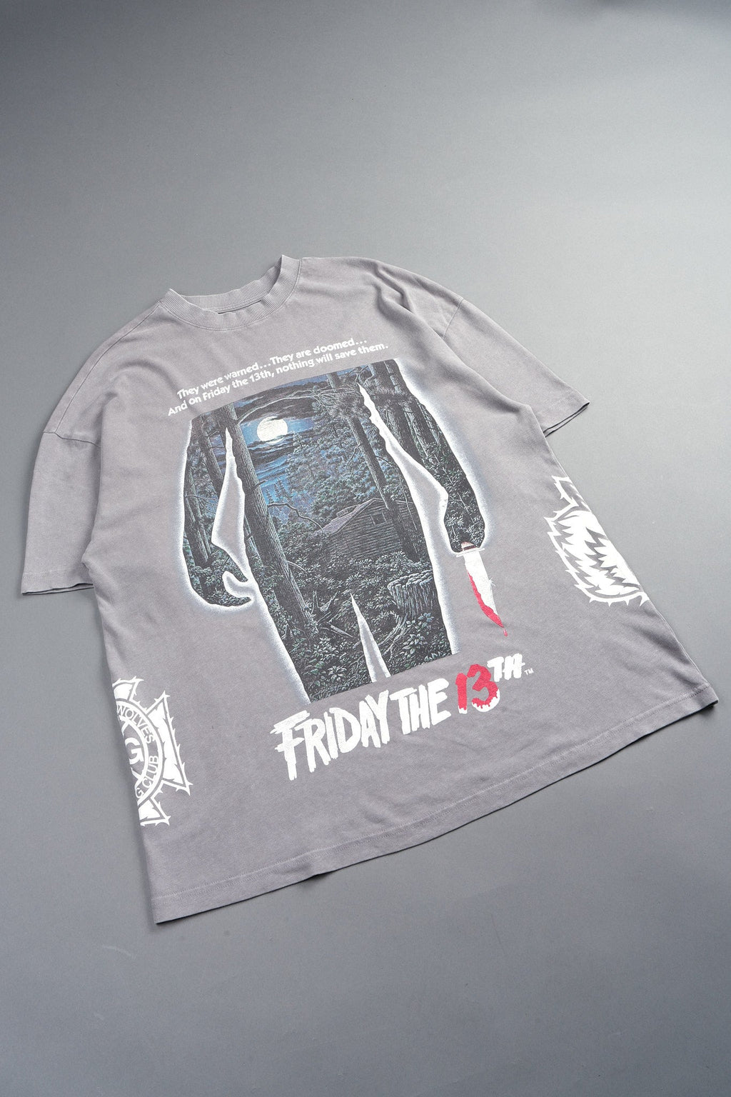 Friday Premium Oversized Tee In Dove Gray
