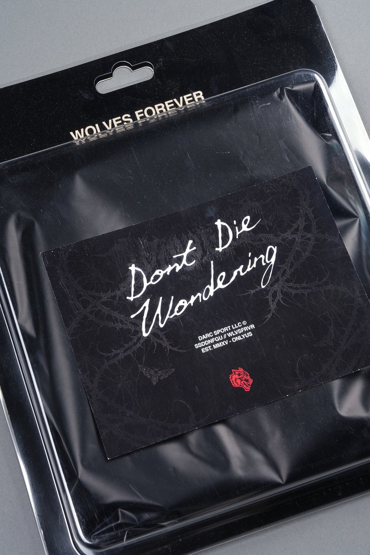 Dont Die Wondering Mystery Tee In Black