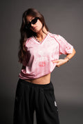 Sakura Forever She Oversized Soccer Jersey in Cherry Blossom