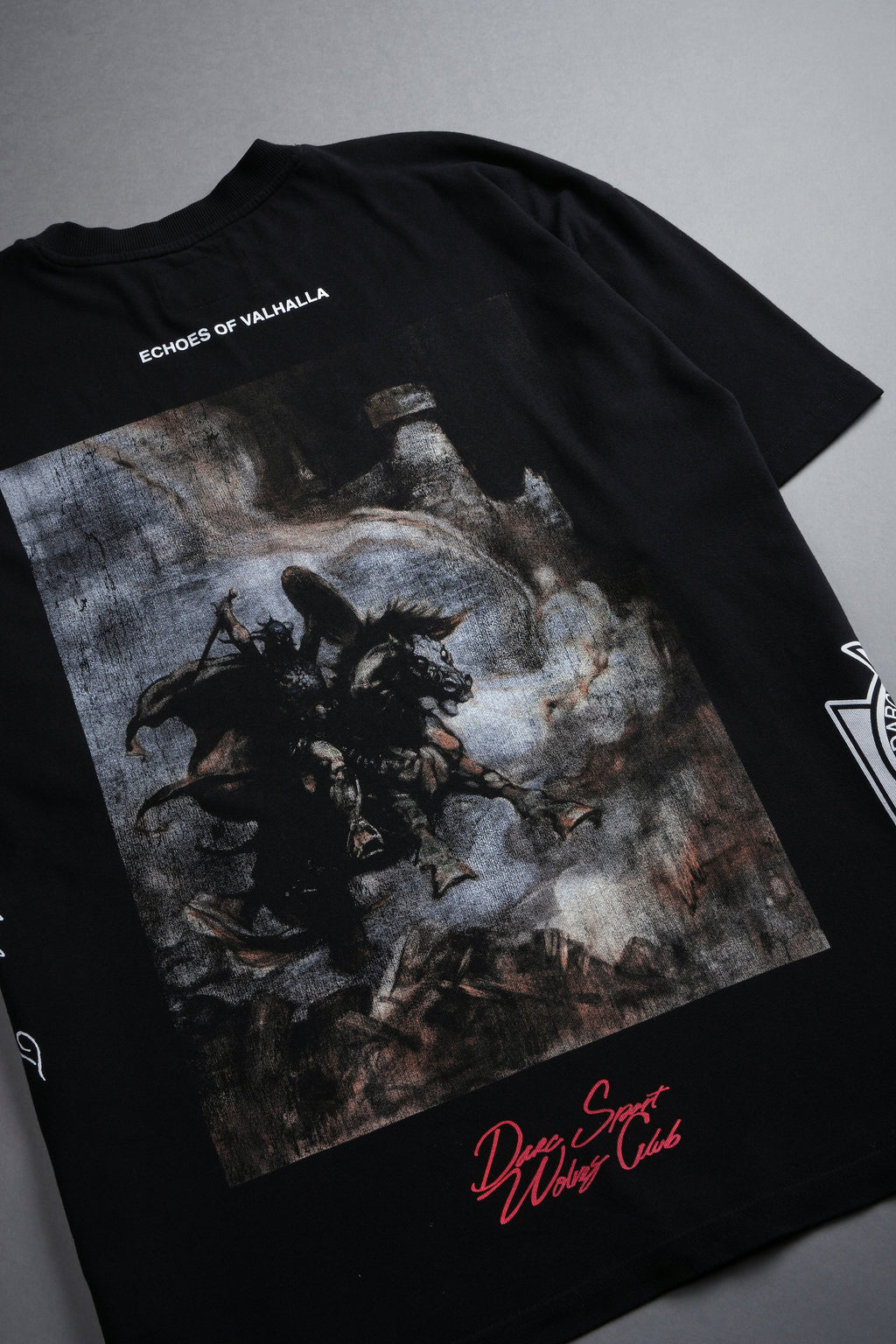 Asgard's Call "Side By Side" Series Premium Tee in Black — imagem 3