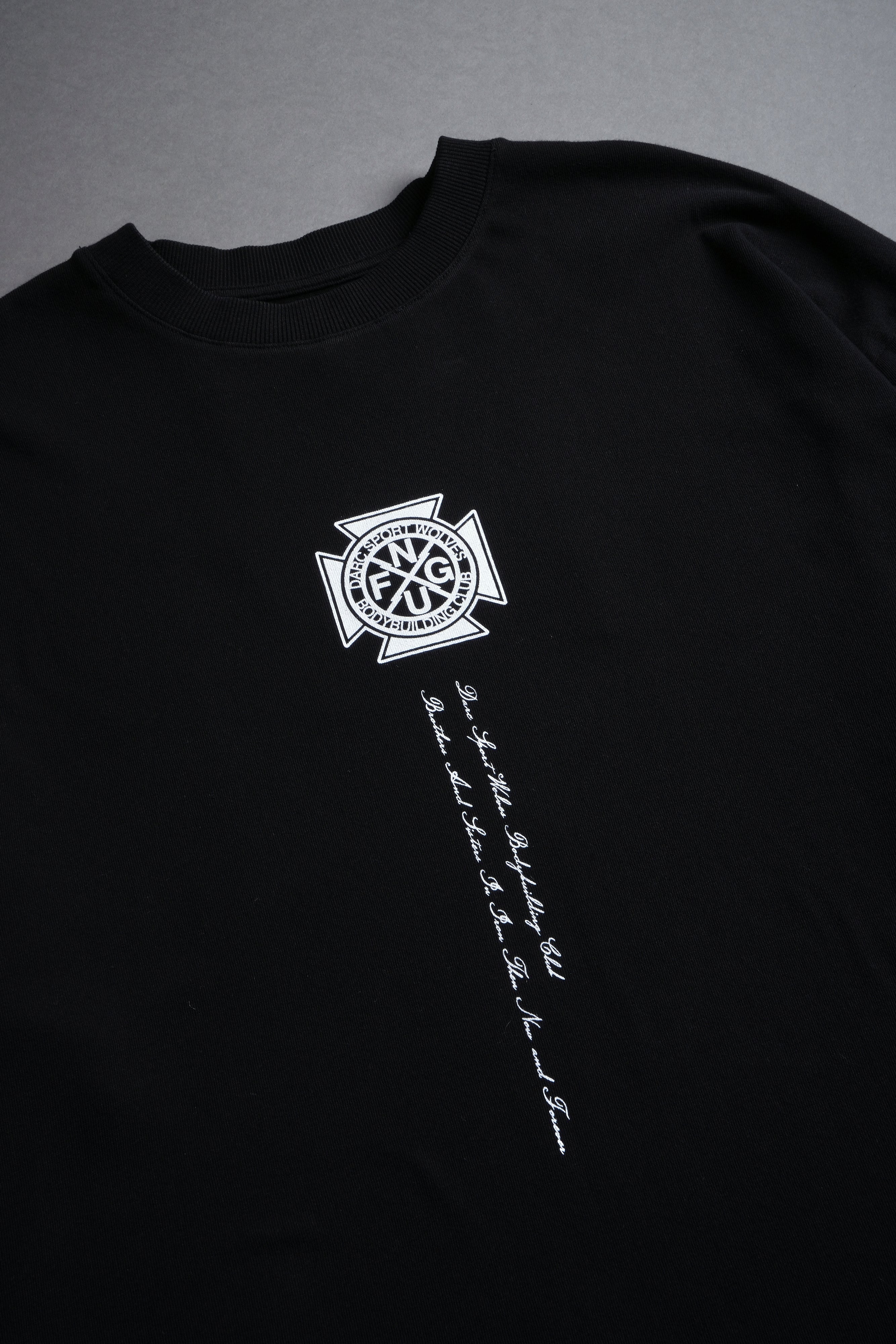 Born Warrior "Side By Side" Series Premium Tee in Black — imagem 8