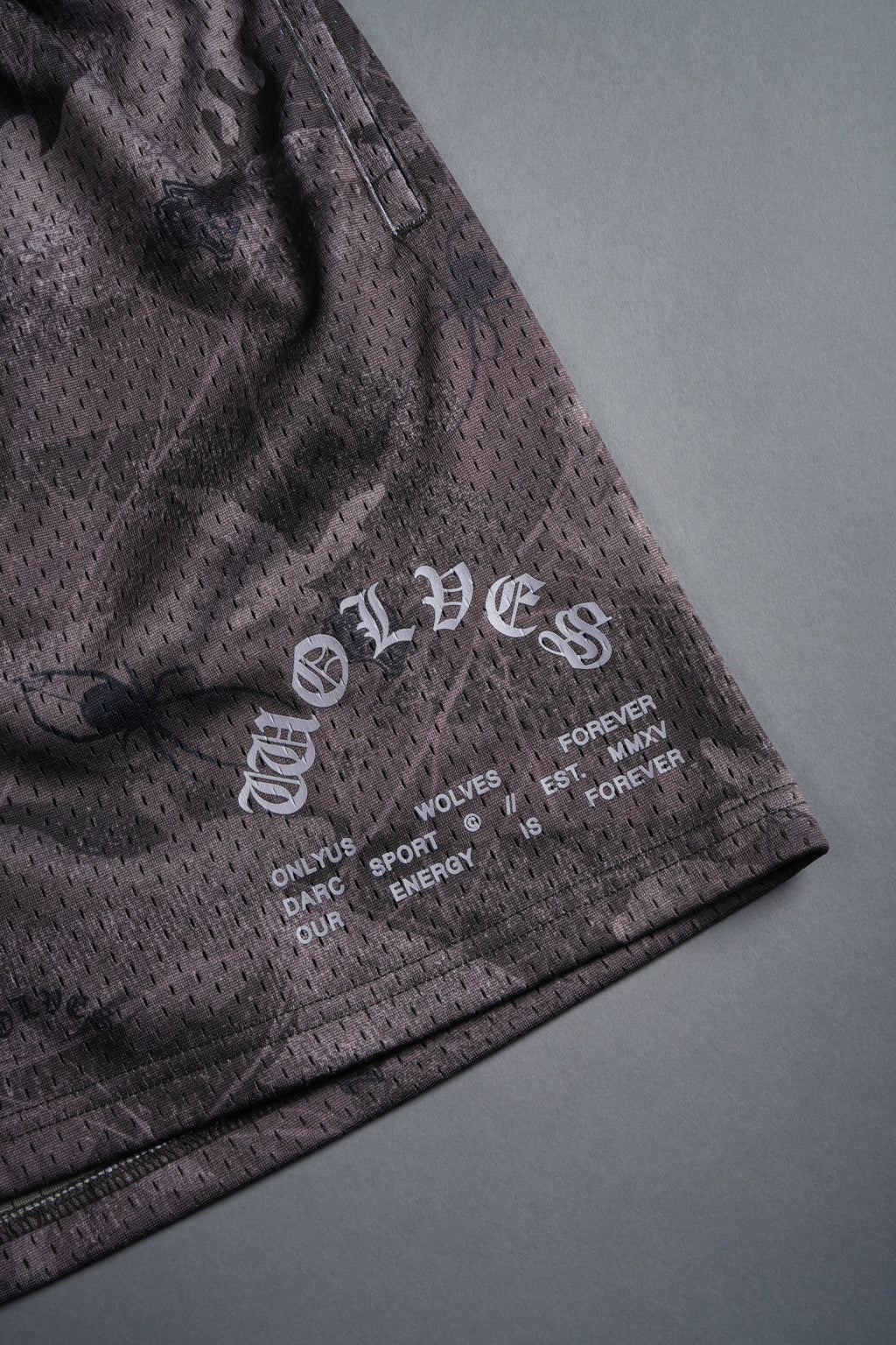 Origin Story Mesh Shorts in Spider Camo V2