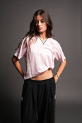 She Wolves Club She Oversized Soccer Jersey In Blush Pink - imagem 1