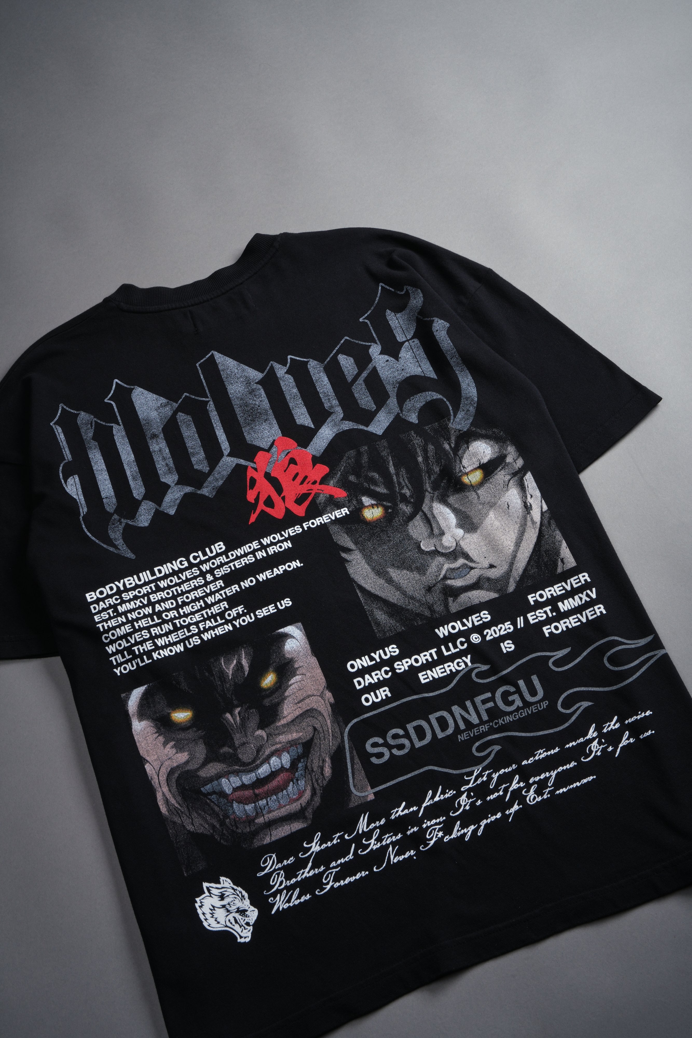 Hanma Legacy "Premium" Oversized Tee in Black — imagem 10