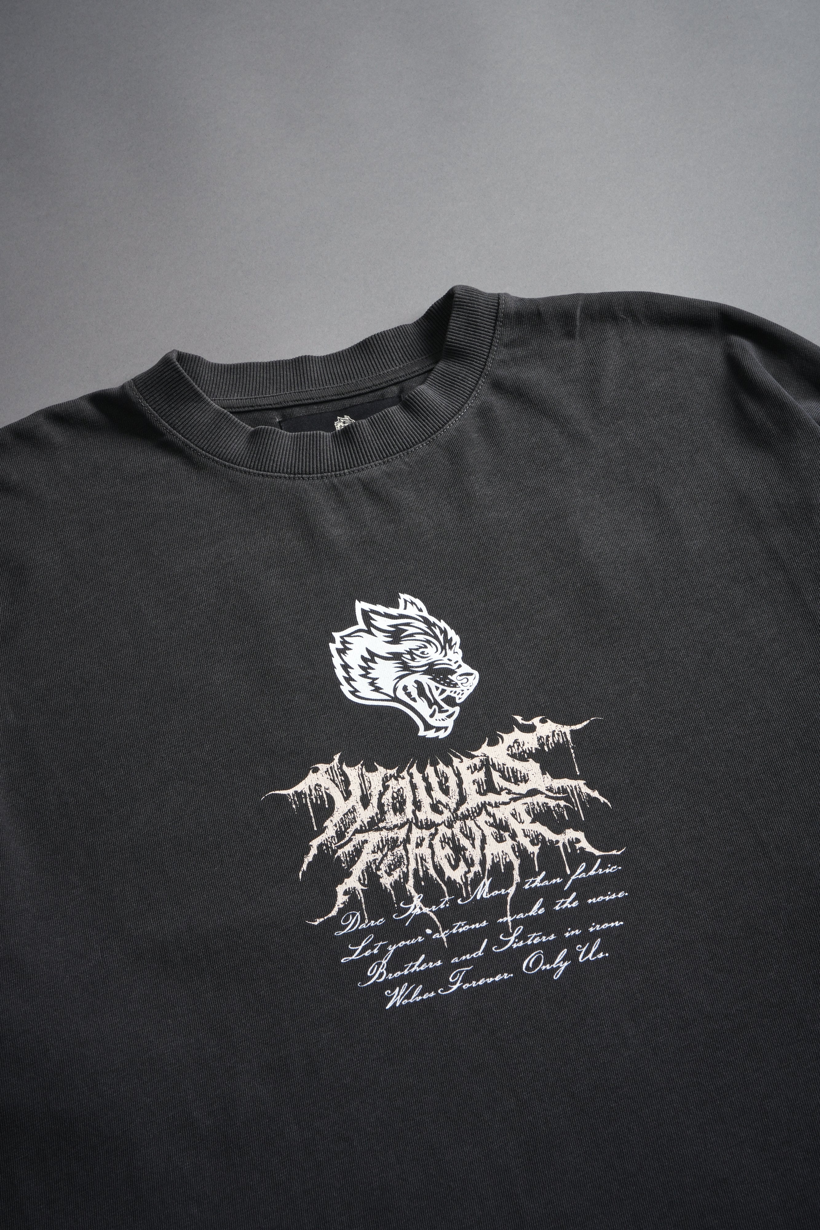 Jack Hammer "Premium" Oversized Tee in Wolf Gray — imagem 7