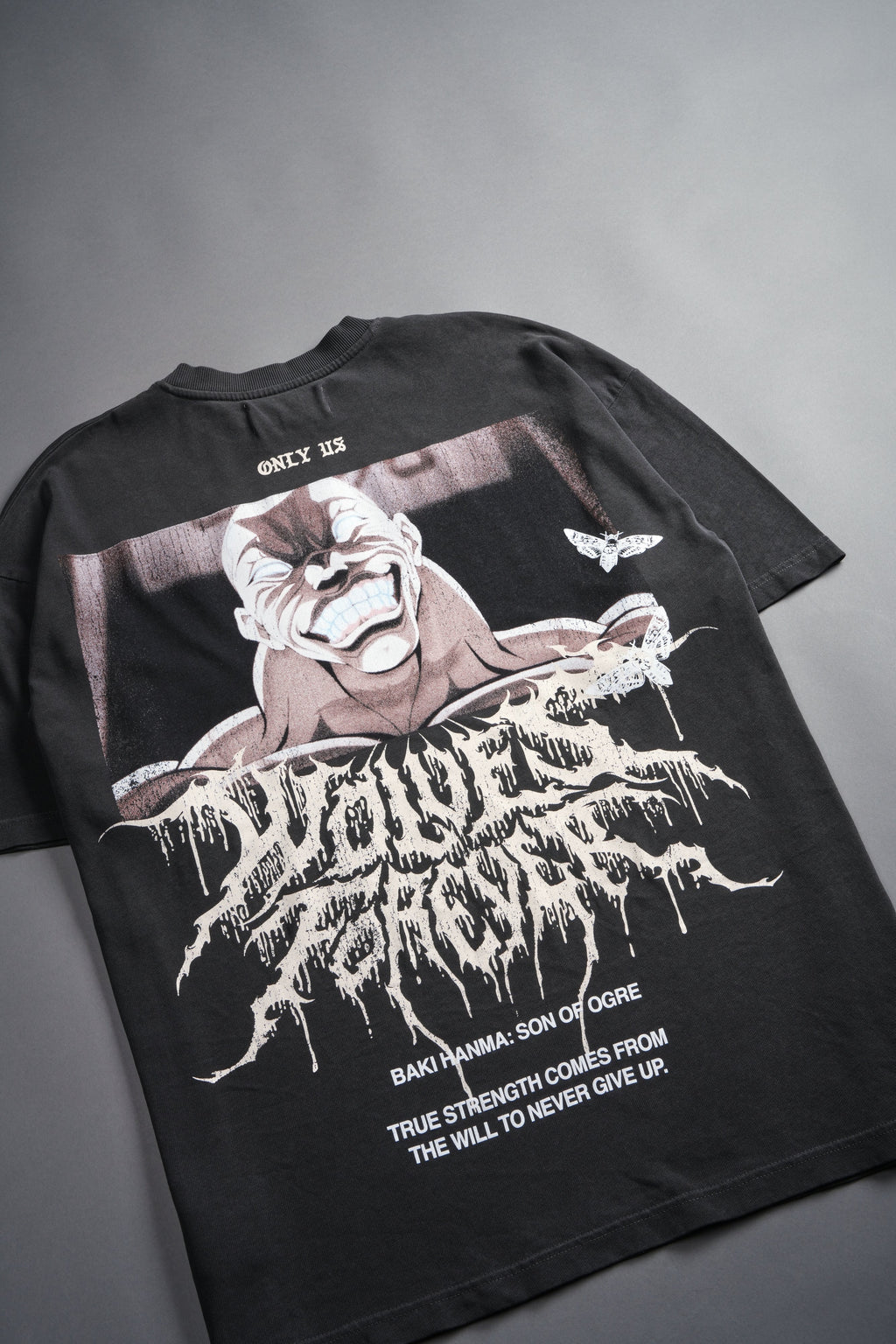 Jack Hammer "Premium" Oversized Tee in Wolf Gray — imagem 8