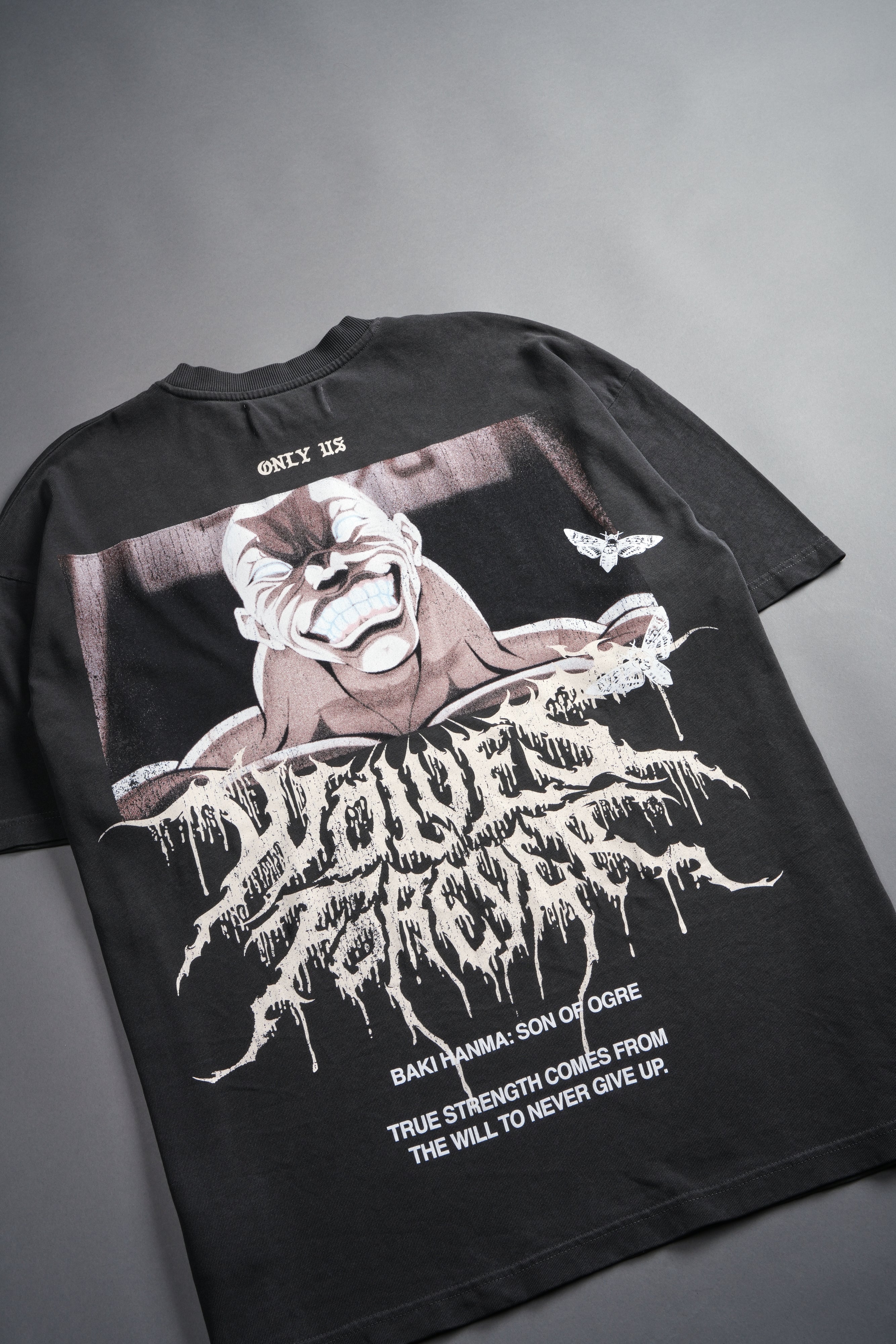 Jack Hammer "Premium" Oversized Tee in Wolf Gray — imagem 8