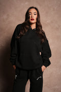 Watch Her Shine Pierce Hoodie in Black