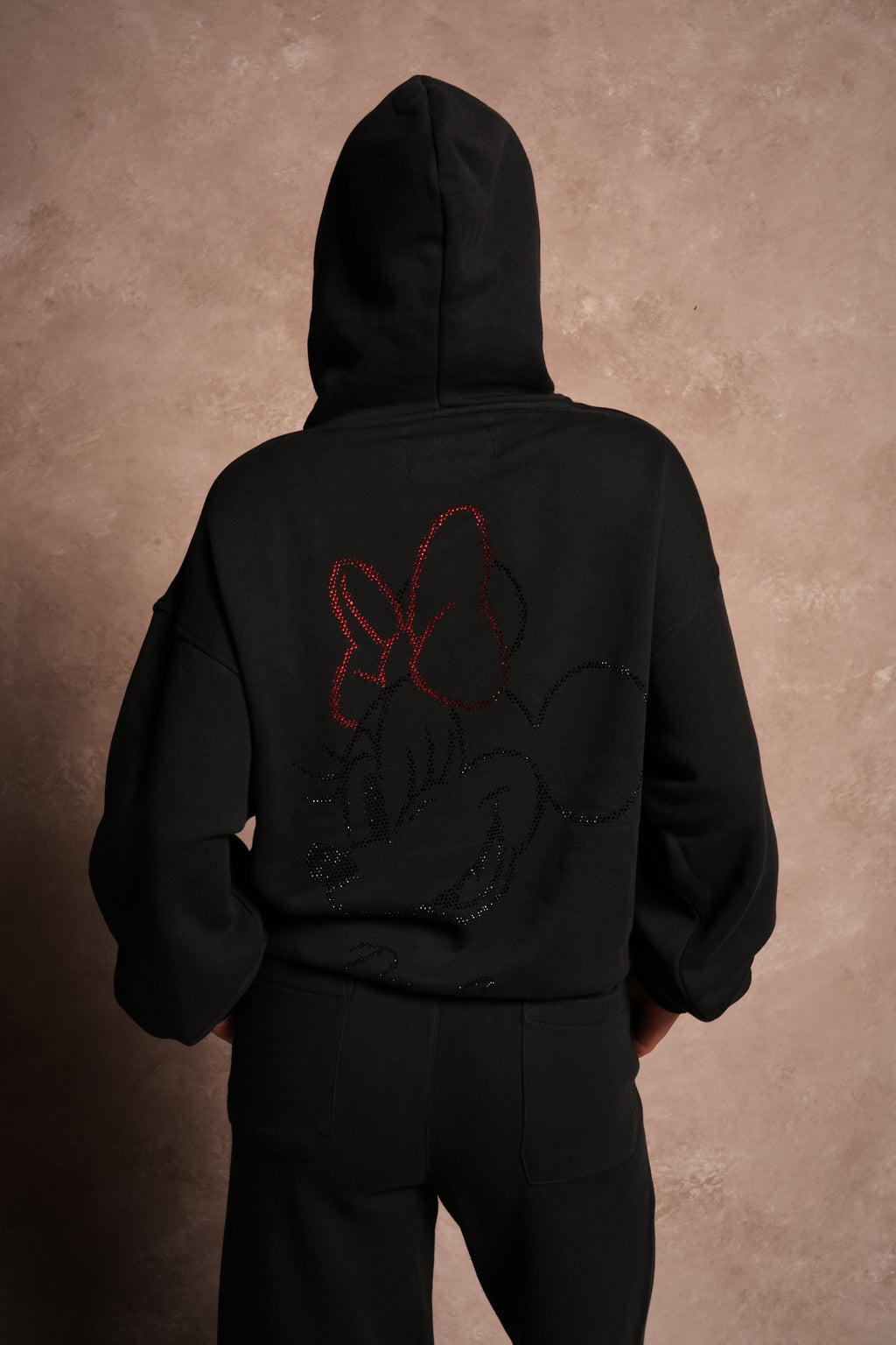 Watch Her Shine Pierce Hoodie in Black