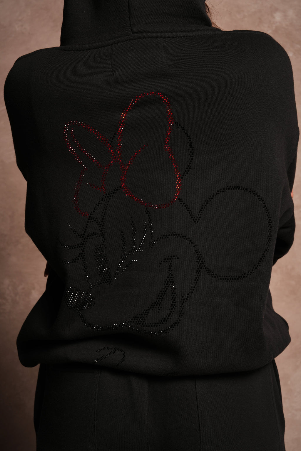 Watch Her Shine Pierce Hoodie in Black
