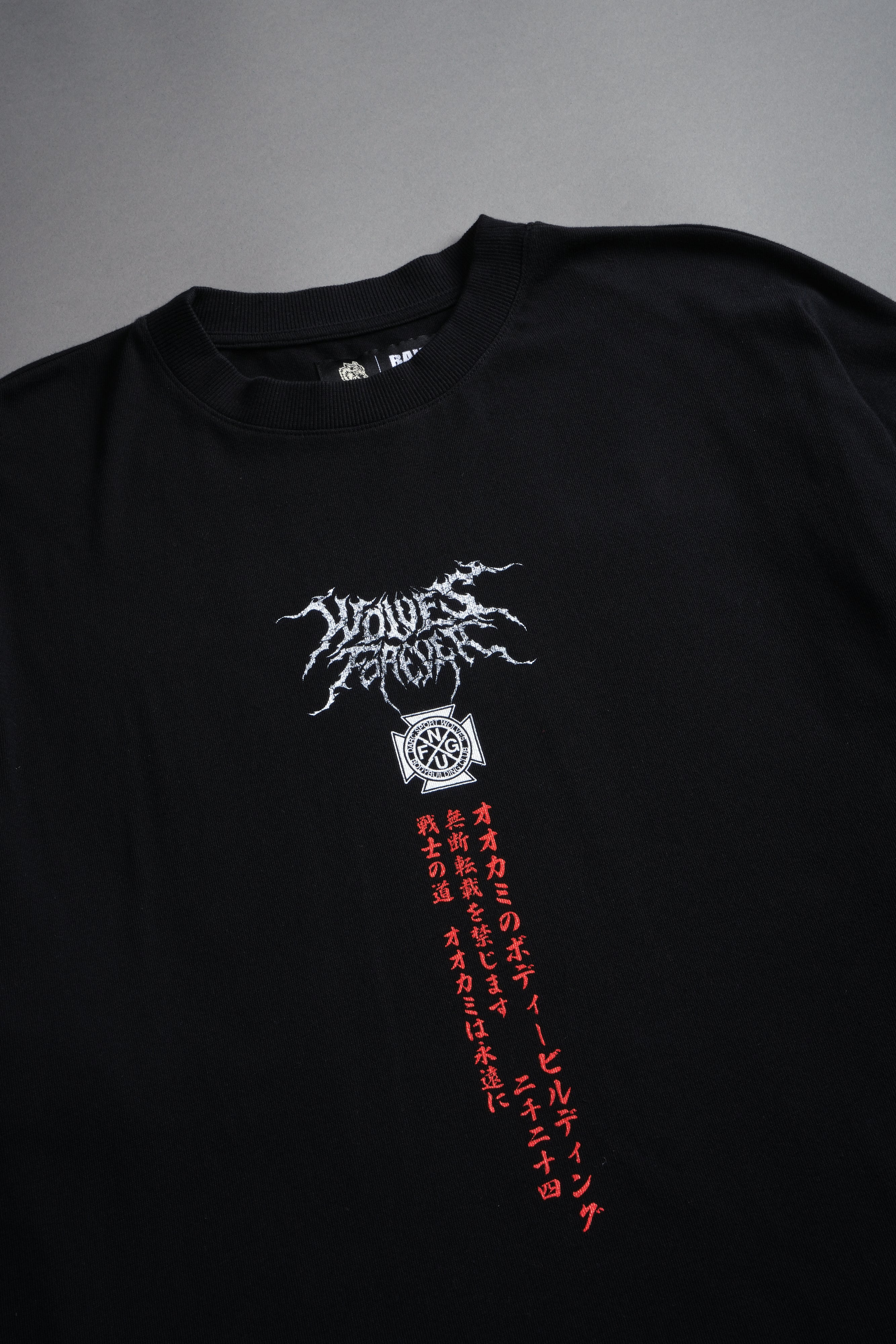 Unbreakable Will "Premium" Oversized Tee in Black — imagem 9