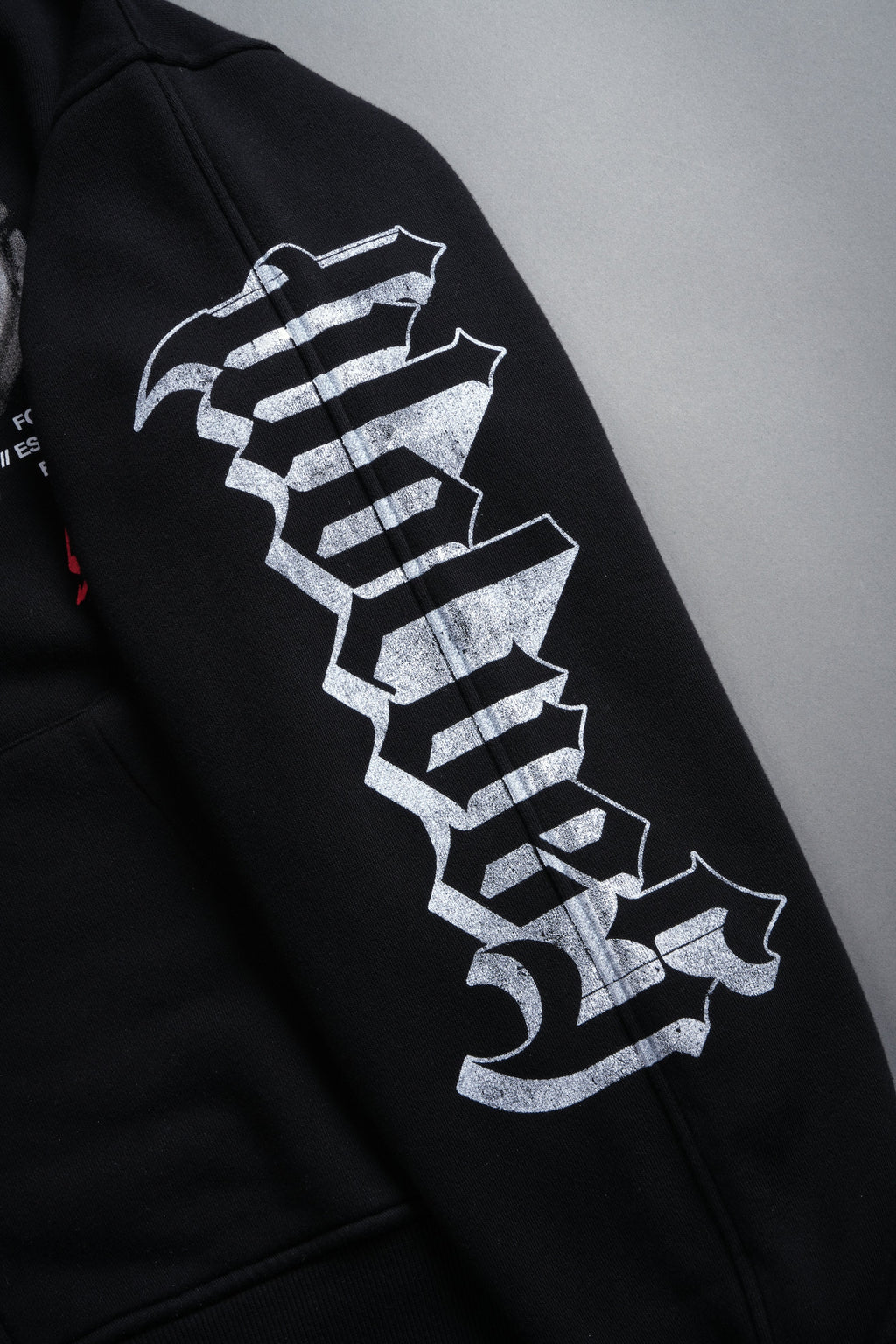 Hanma Legacy Darco Double Zip Hoodie in Black — imagem 12
