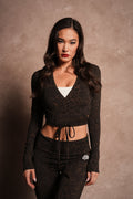 Chopper Alexis Eden Wrap in Darc Brown Leopard
