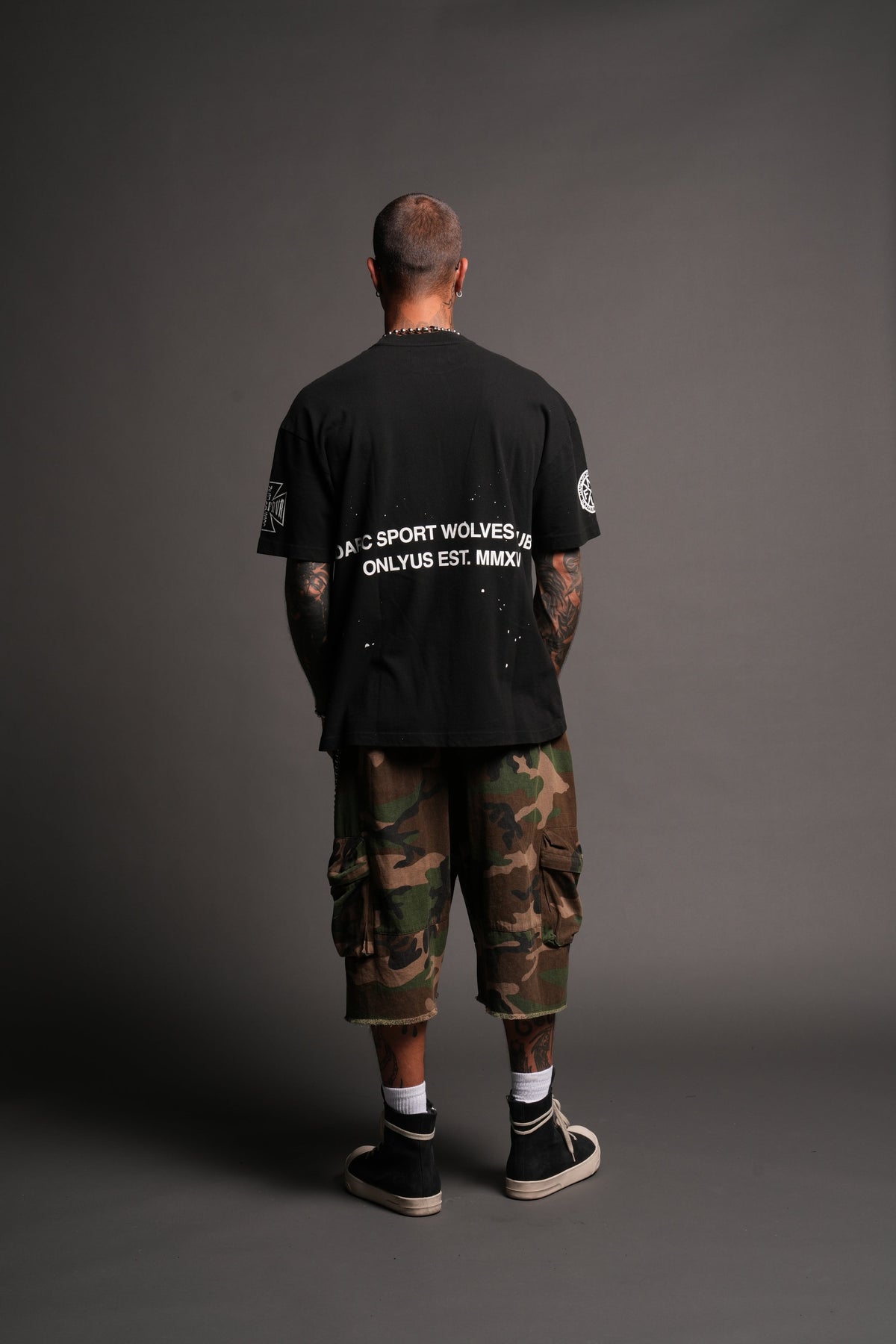 Club Core Premium Oversized Tee In Black - imagem 6