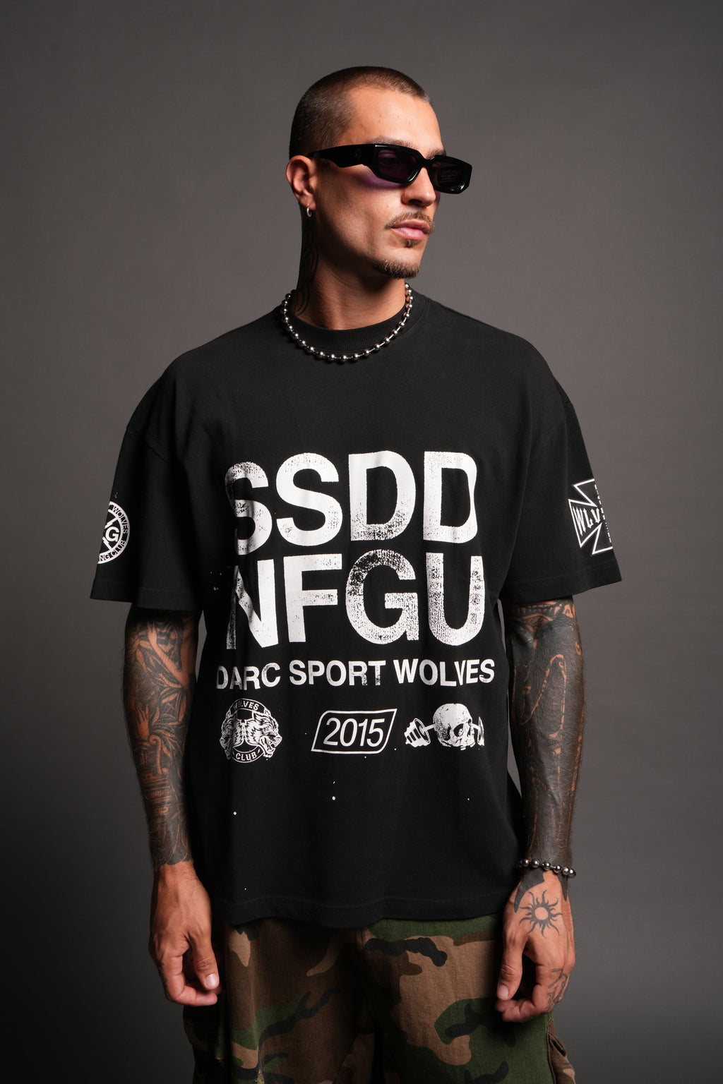 Club Core Premium Oversized Tee In Black - imagem 4