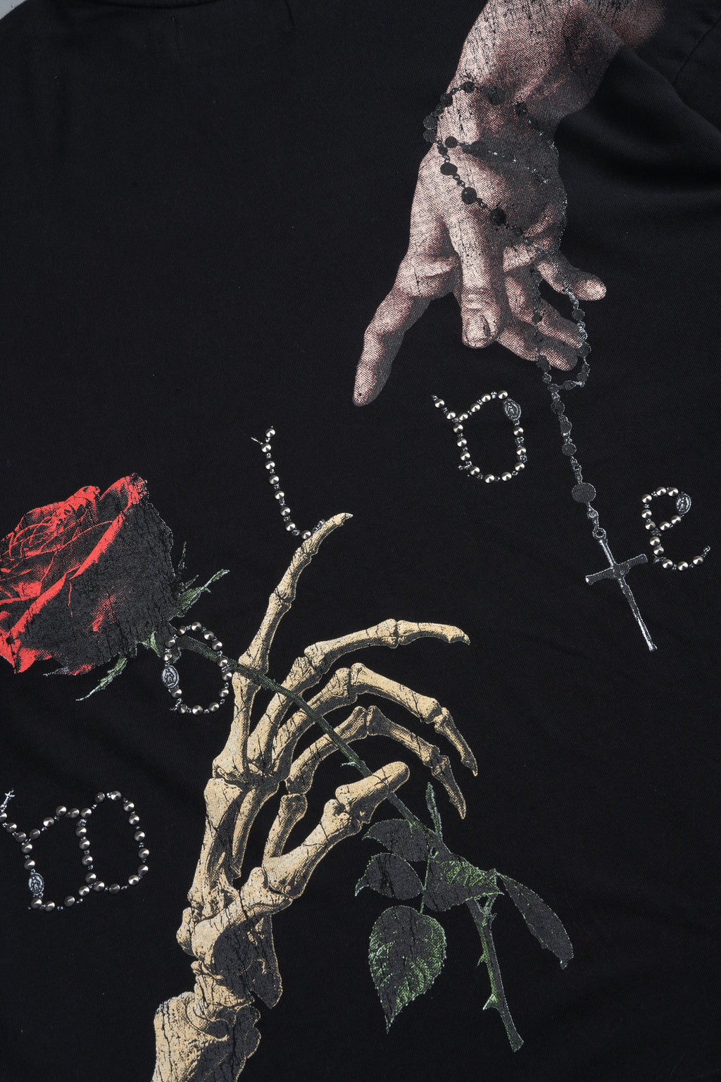 Hand That Holds Premium Oversized Tee In Black