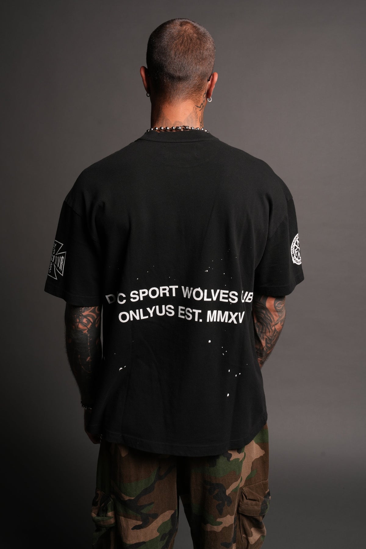 Club Core Premium Oversized Tee In Black - imagem 2