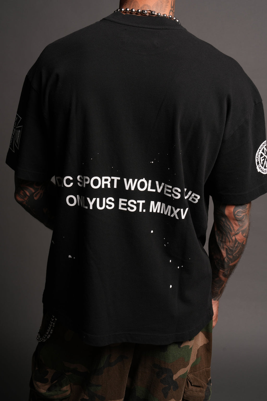 Club Core Premium Oversized Tee In Black - imagem 8
