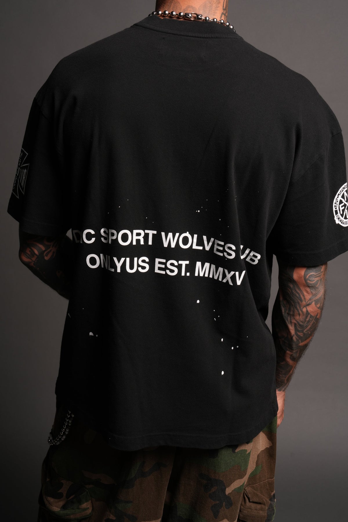 Club Core Premium Oversized Tee In Black - imagem 8