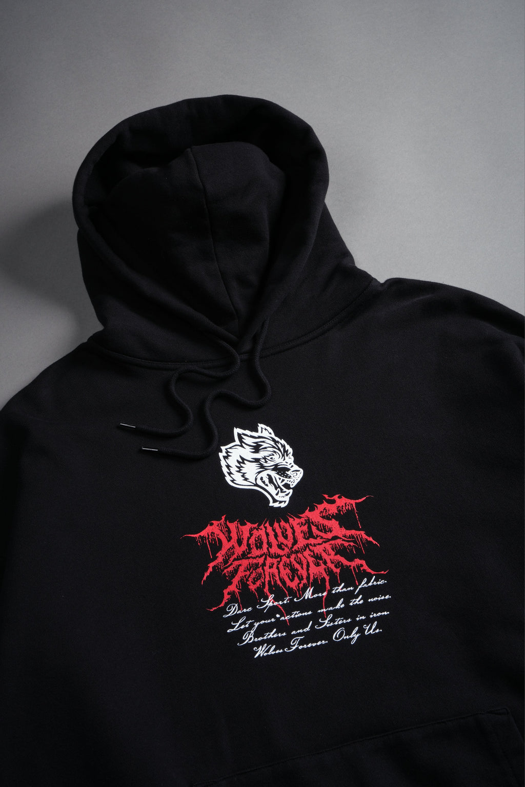 Jack Hammer "Grunge" Hoodie in Black — imagem 9