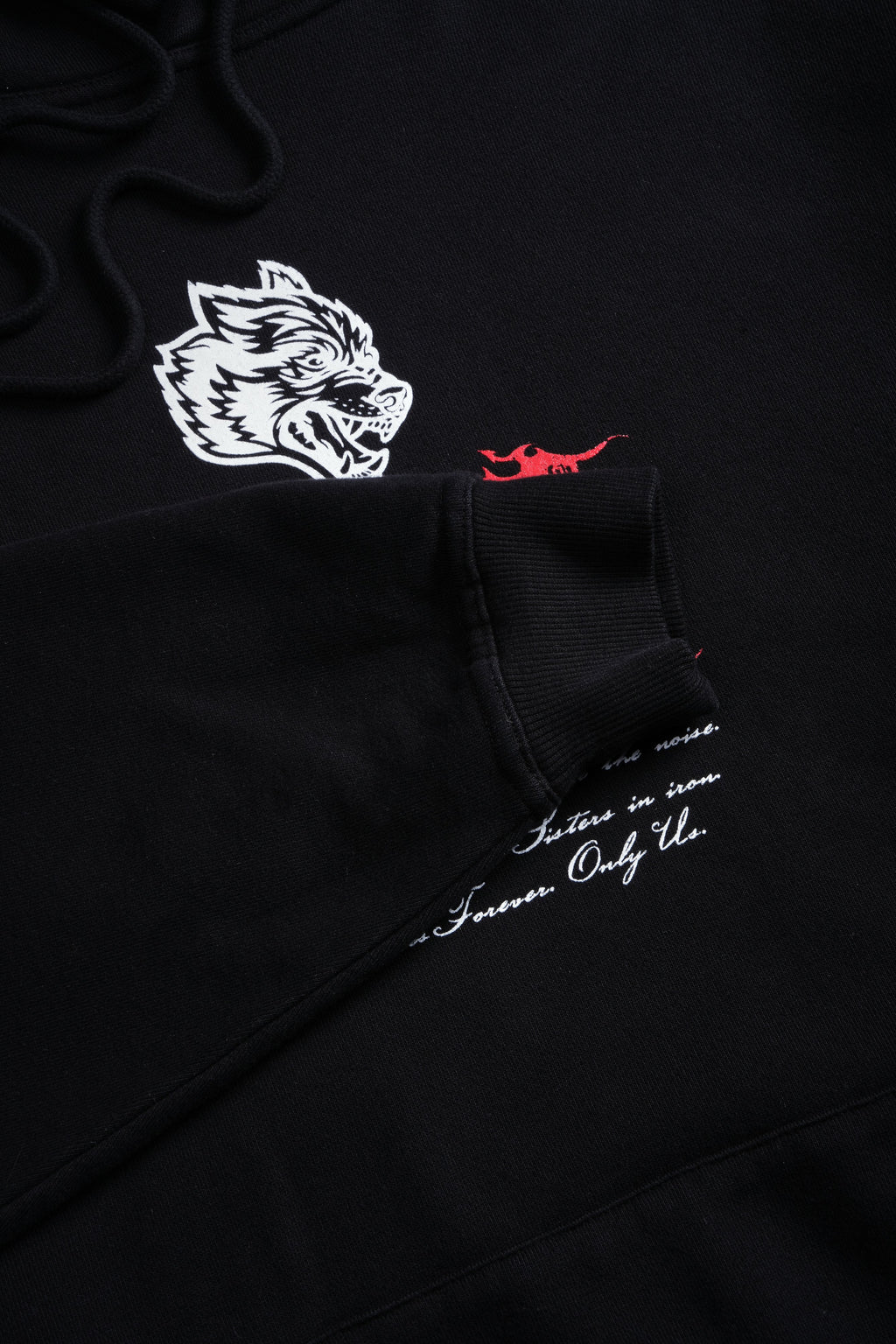 Jack Hammer "Grunge" Hoodie in Black — imagem 10