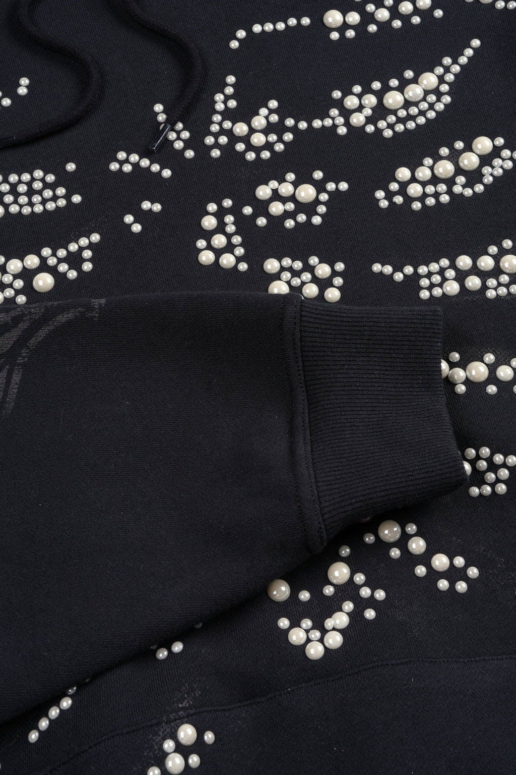 Bone Cage Bishop Hoodie In Black