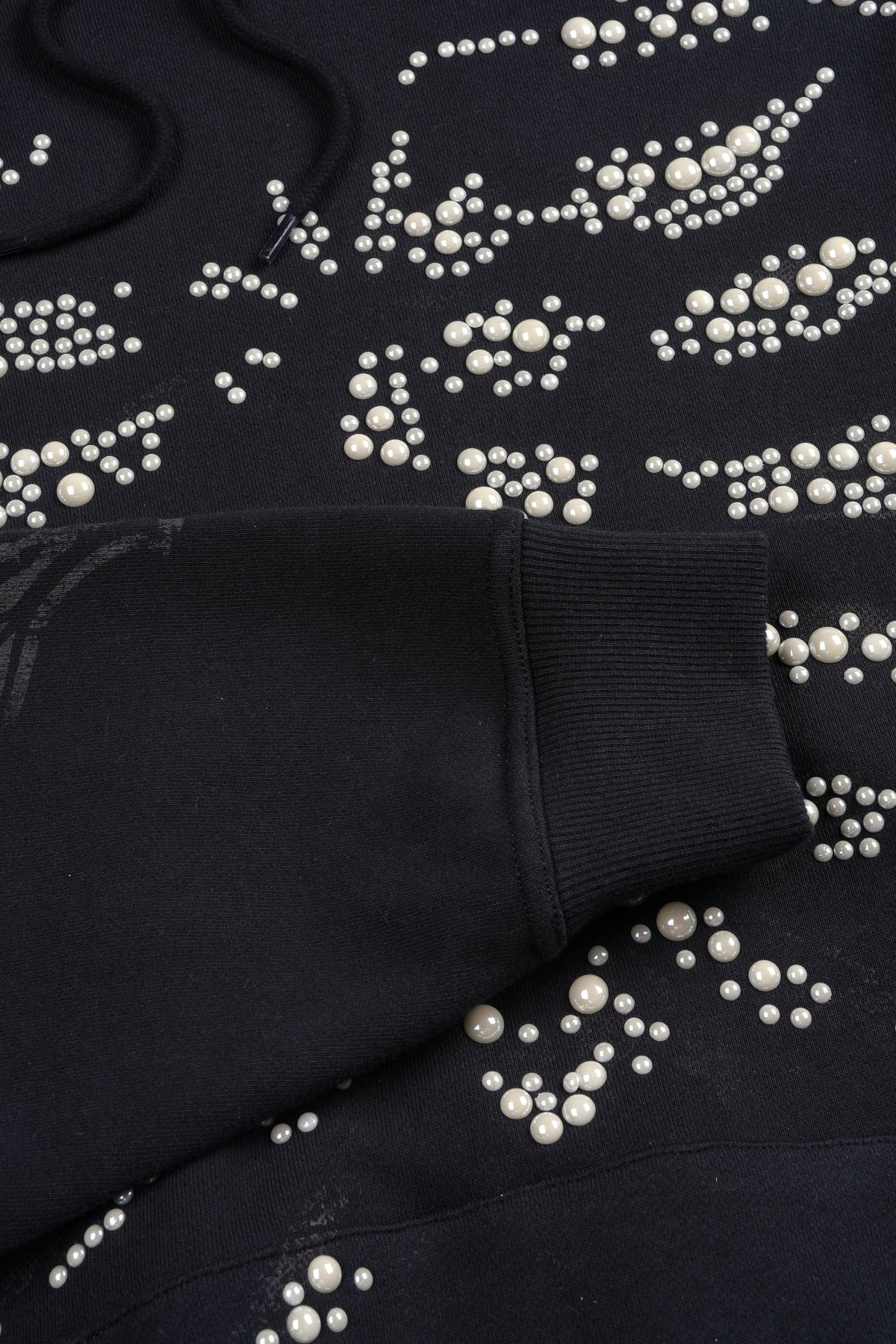 Bone Cage Bishop Hoodie In Black