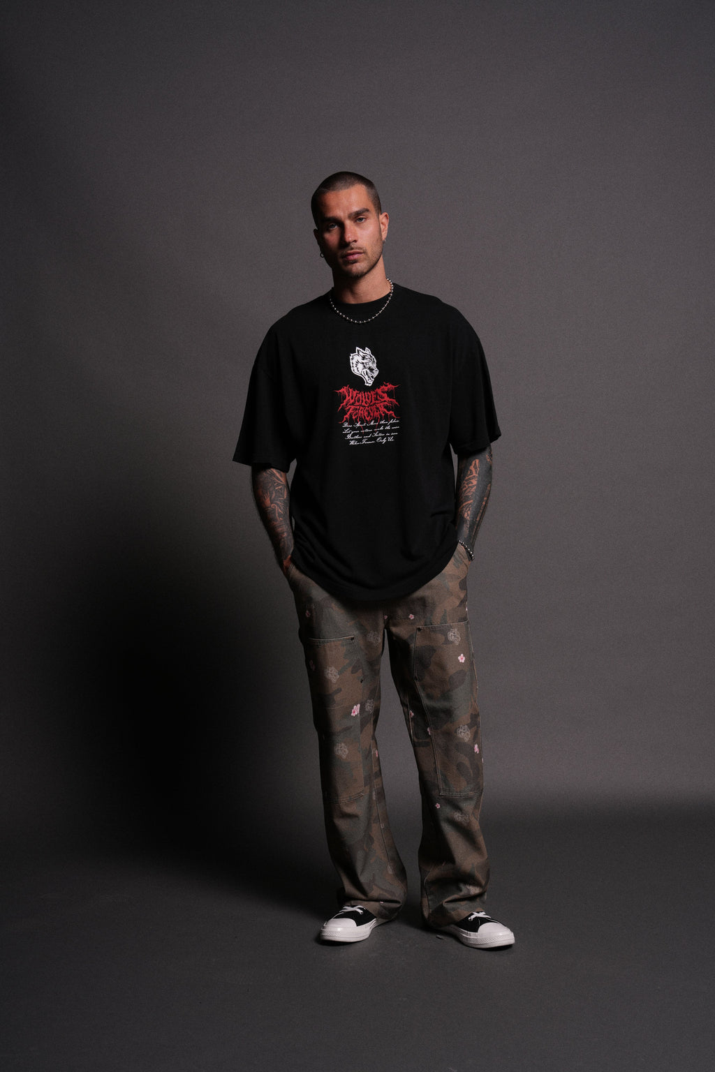 Jack Hammer "Premium" Oversized Tee in Black — imagem 6