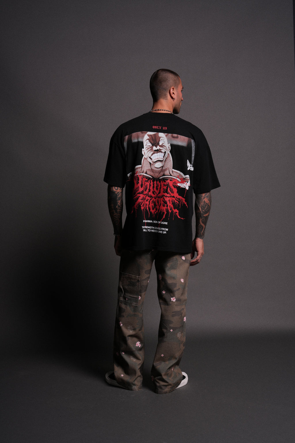 Jack Hammer "Premium" Oversized Tee in Black — imagem 7