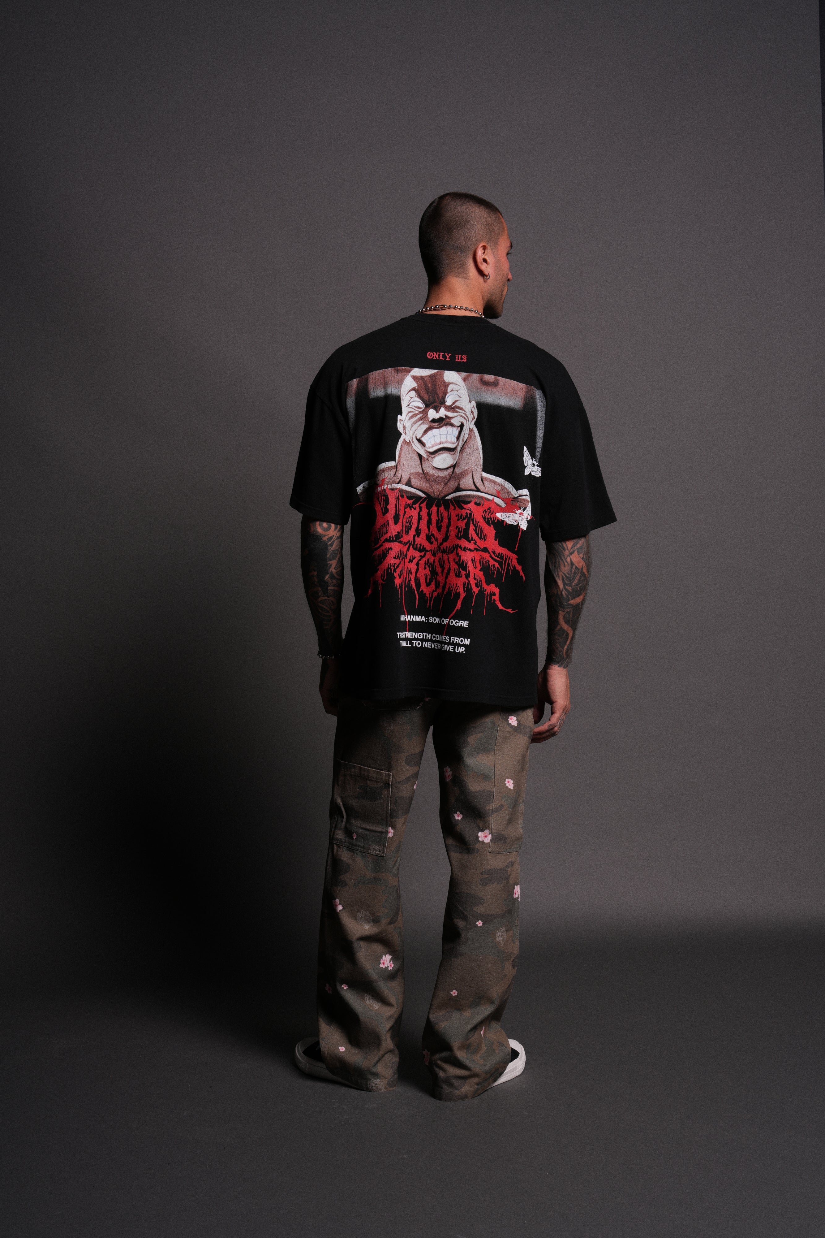 Jack Hammer "Premium" Oversized Tee in Black — imagem 7