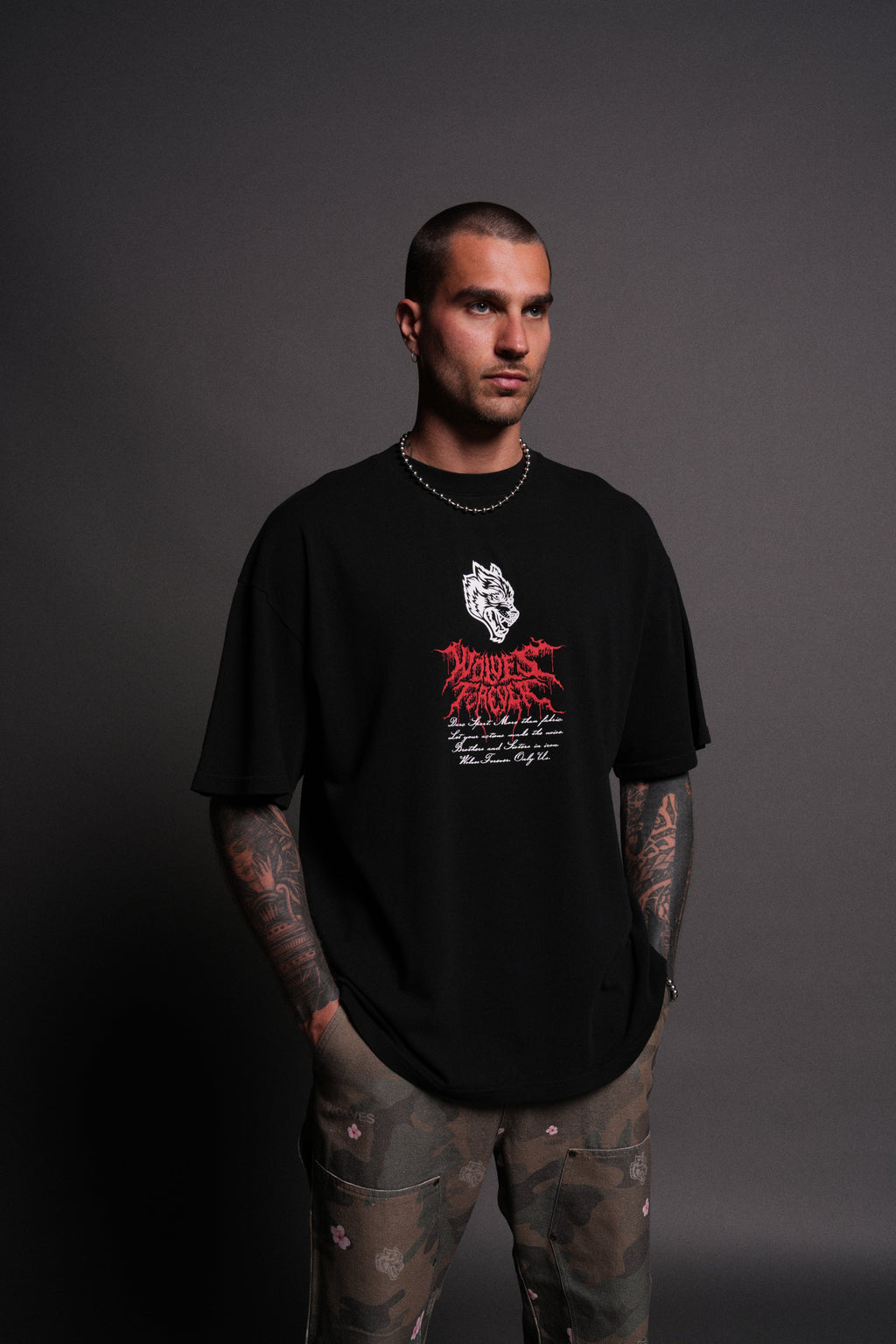 Jack Hammer "Premium" Oversized Tee in Black — imagem 4