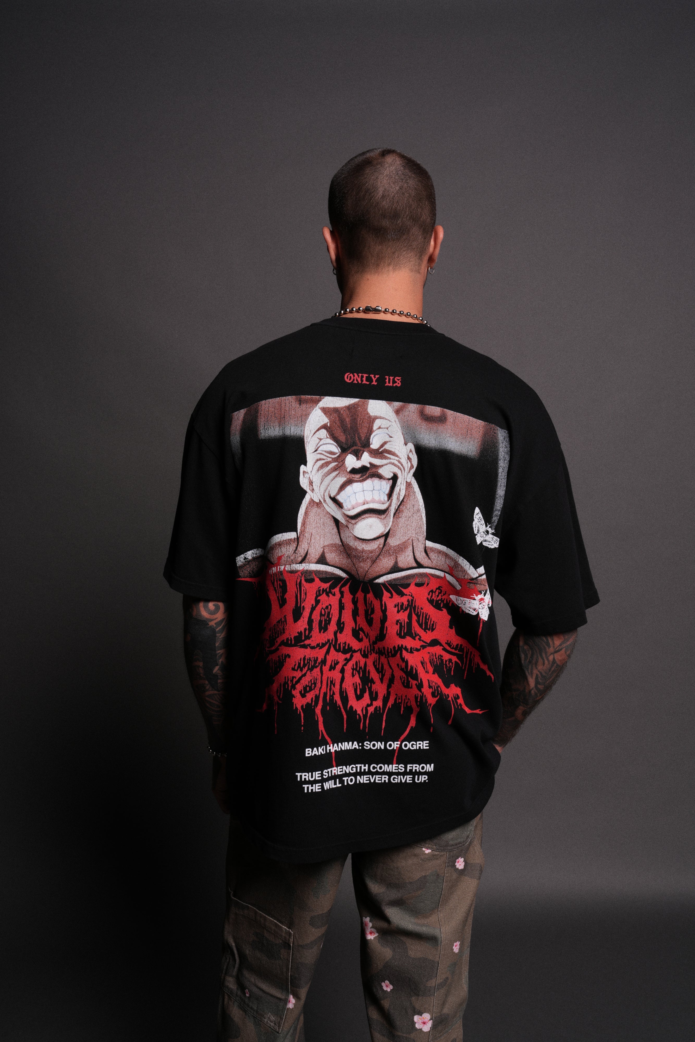 Jack Hammer "Premium" Oversized Tee in Black — imagem 5