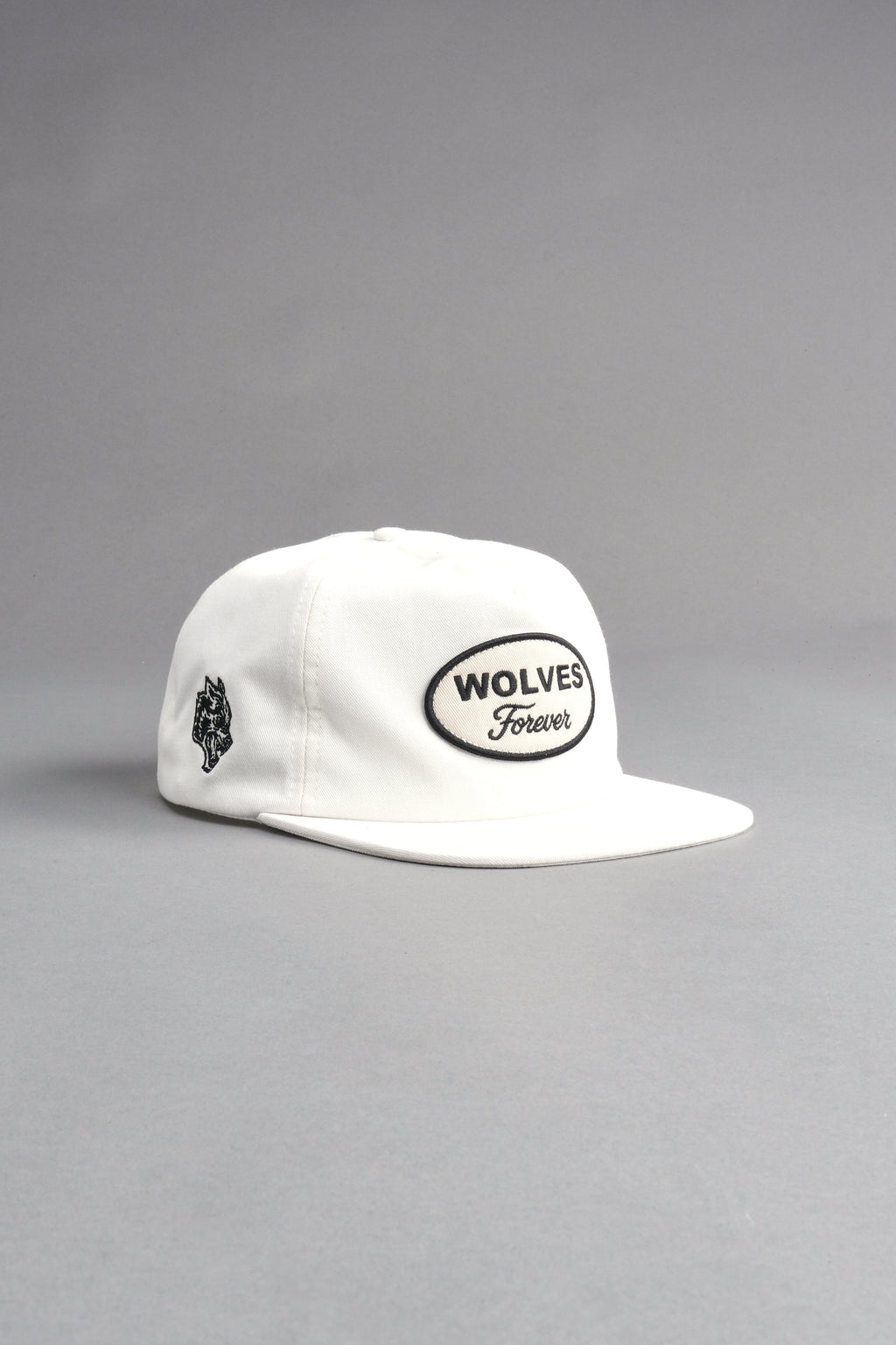 Our Time Vintage 5 Panel Hat in Cream — imagem 8