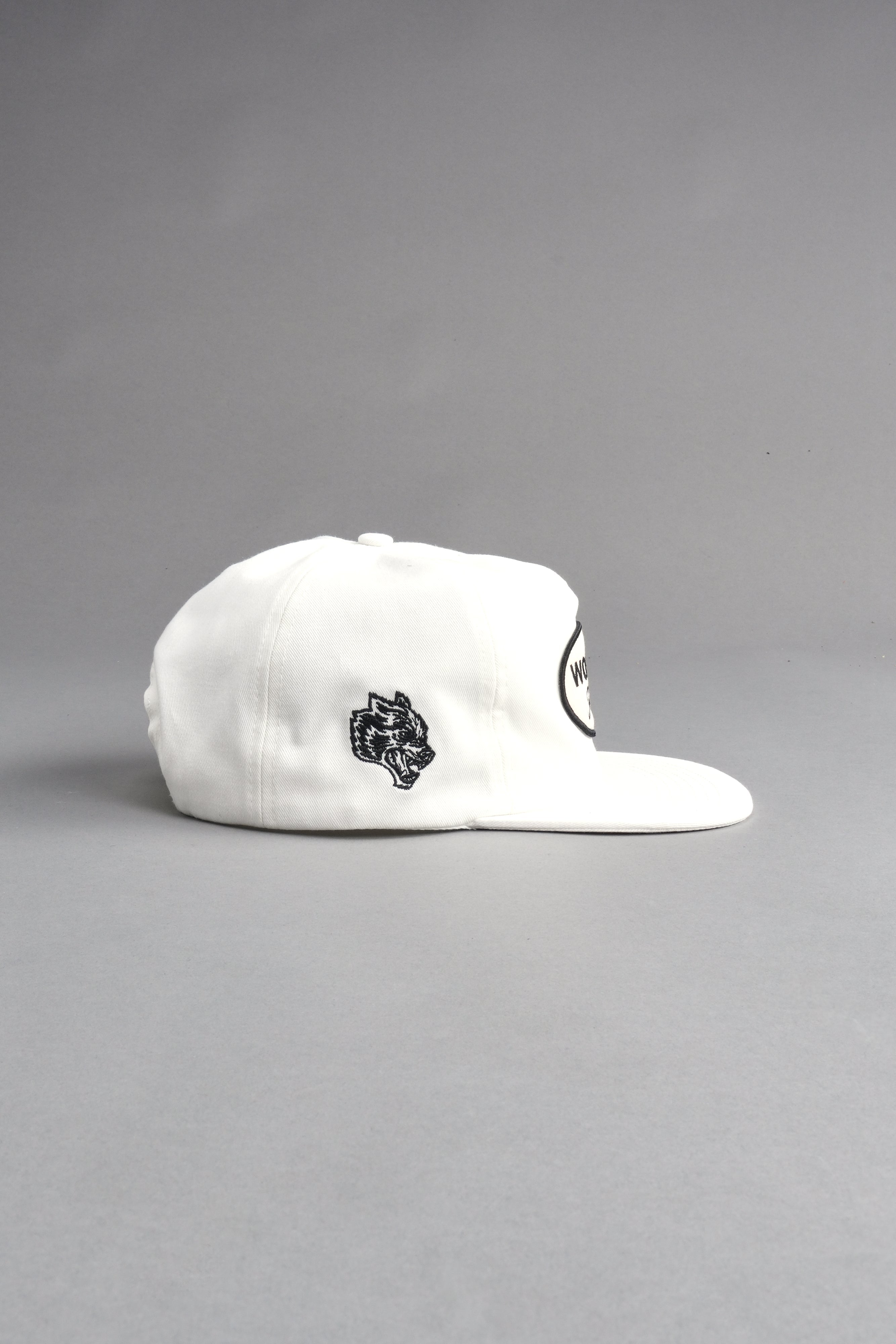Our Time Vintage 5 Panel Hat in Cream — imagem 7