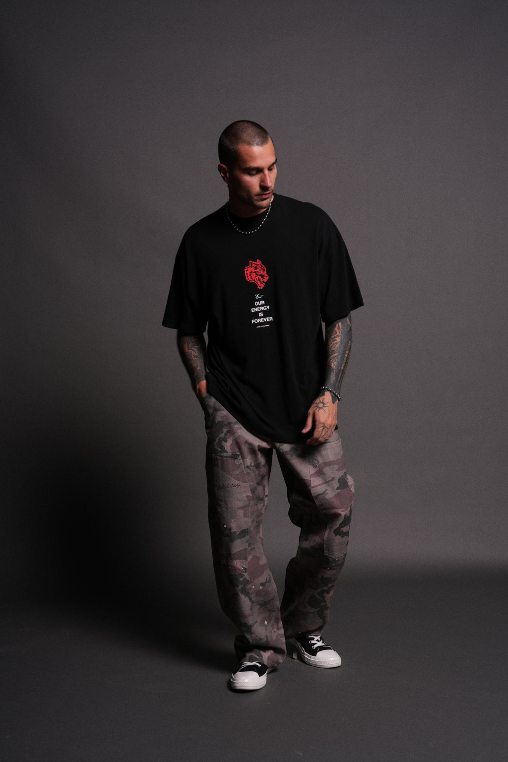 Hanma Legacy "Premium" Oversized Tee in Black — imagem 5