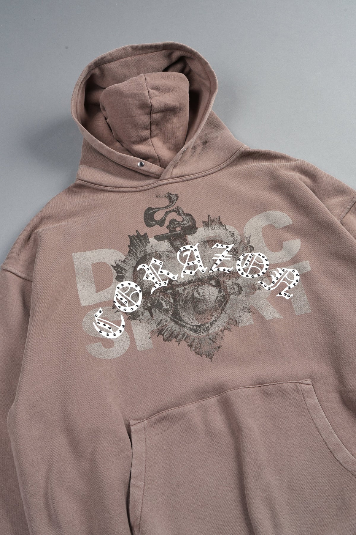 Ds Corazon Pierce Hoodie In Mojave Brown