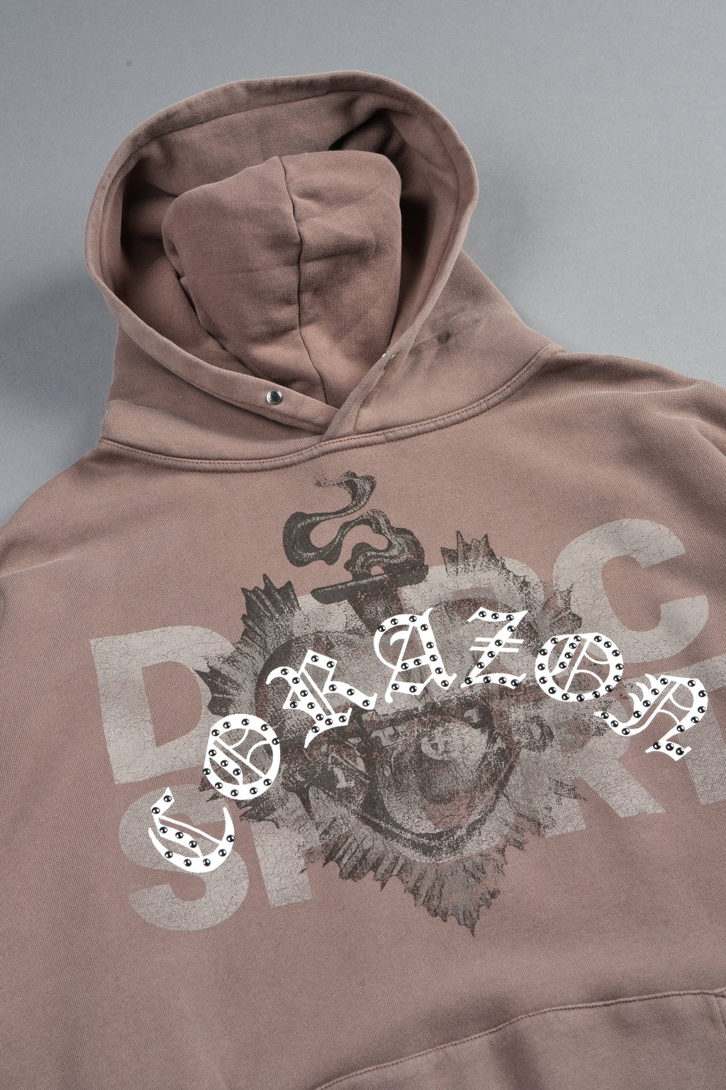 Ds Corazon Pierce Hoodie In Mojave Brown