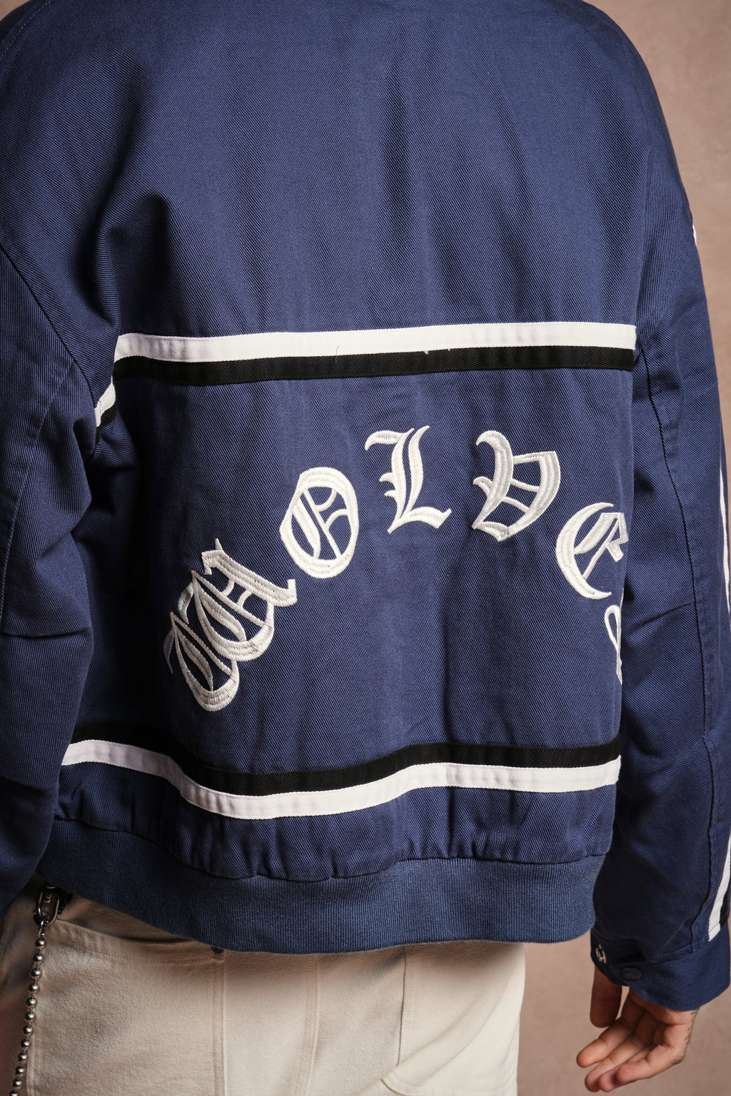 Mickey Frvr Big Moe Jacket in Navy